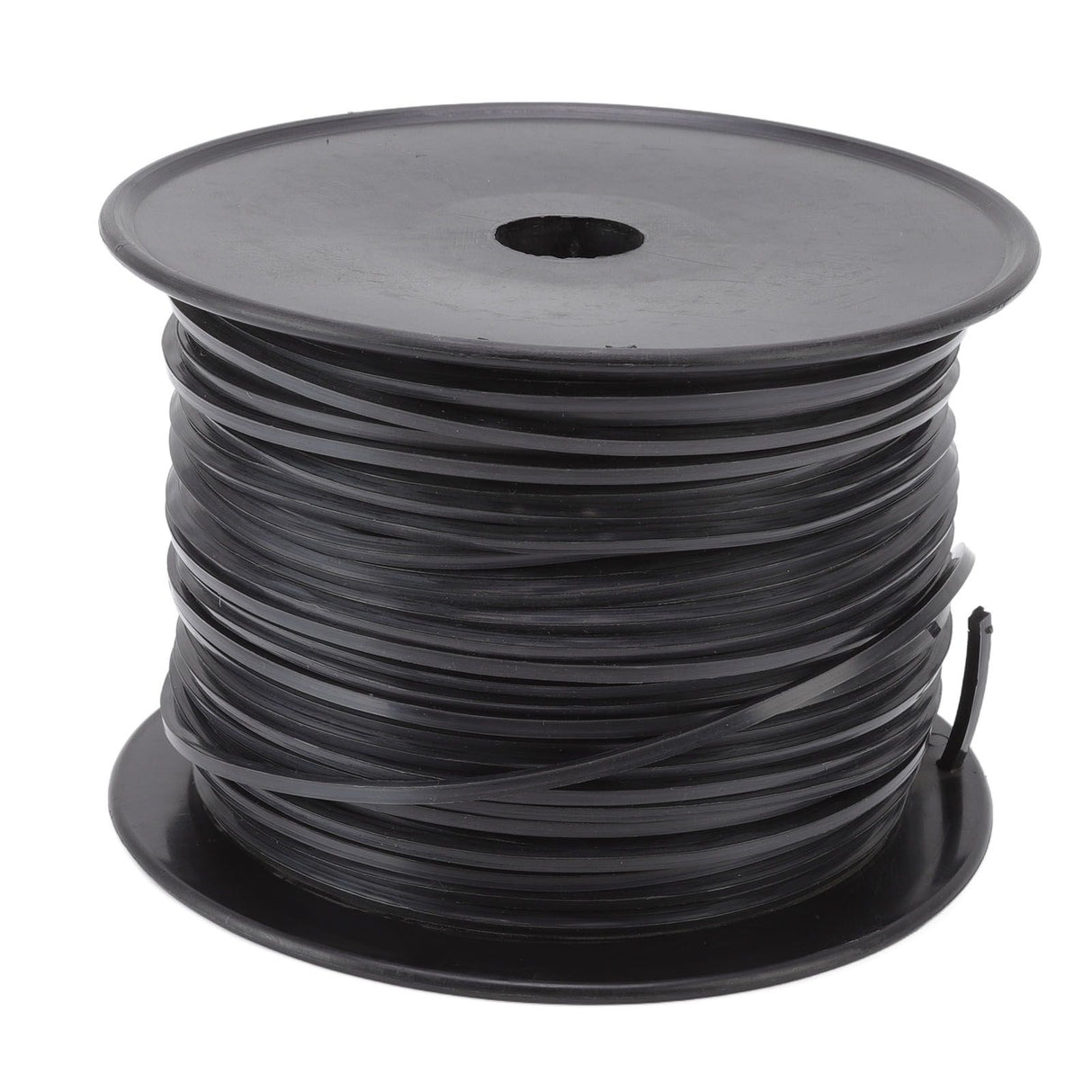 3.3mm/0.13in Square String Trimmer Line High Efficiency Nylon Black Grass Trimmer Line Replacement for Husqvarna 100m/328.1ft