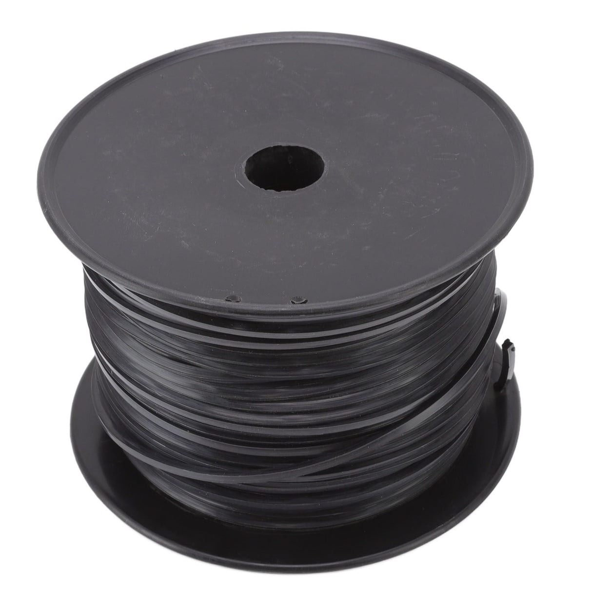 3.3mm/0.13in Square String Trimmer Line High Efficiency Nylon Black Grass Trimmer Line Replacement for Husqvarna 100m/328.1ft