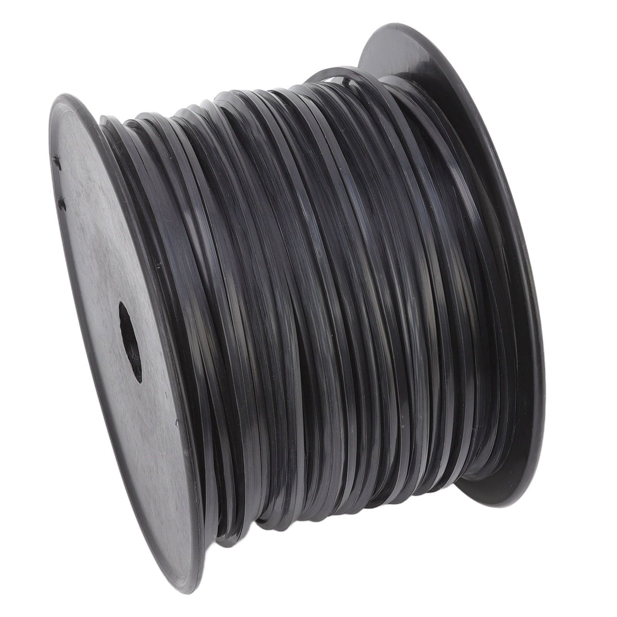 3.3mm/0.13in Square String Trimmer Line High Efficiency Nylon Black Grass Trimmer Line Replacement for Husqvarna 100m/328.1ft
