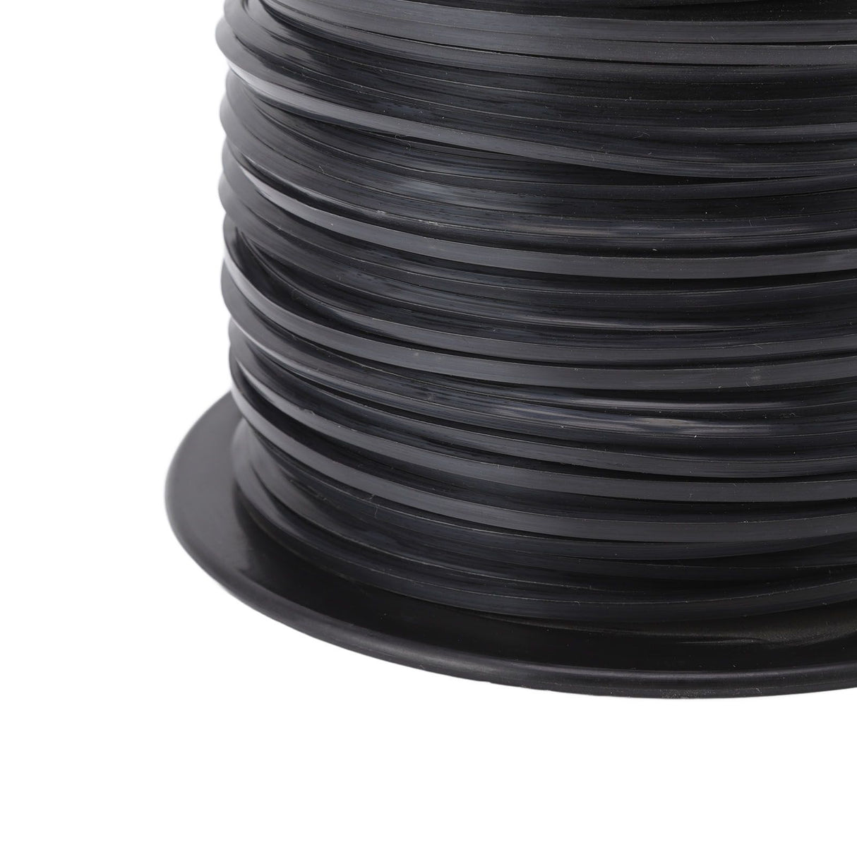 3.3mm/0.13in Square String Trimmer Line High Efficiency Nylon Black Grass Trimmer Line Replacement for Husqvarna 100m/328.1ft