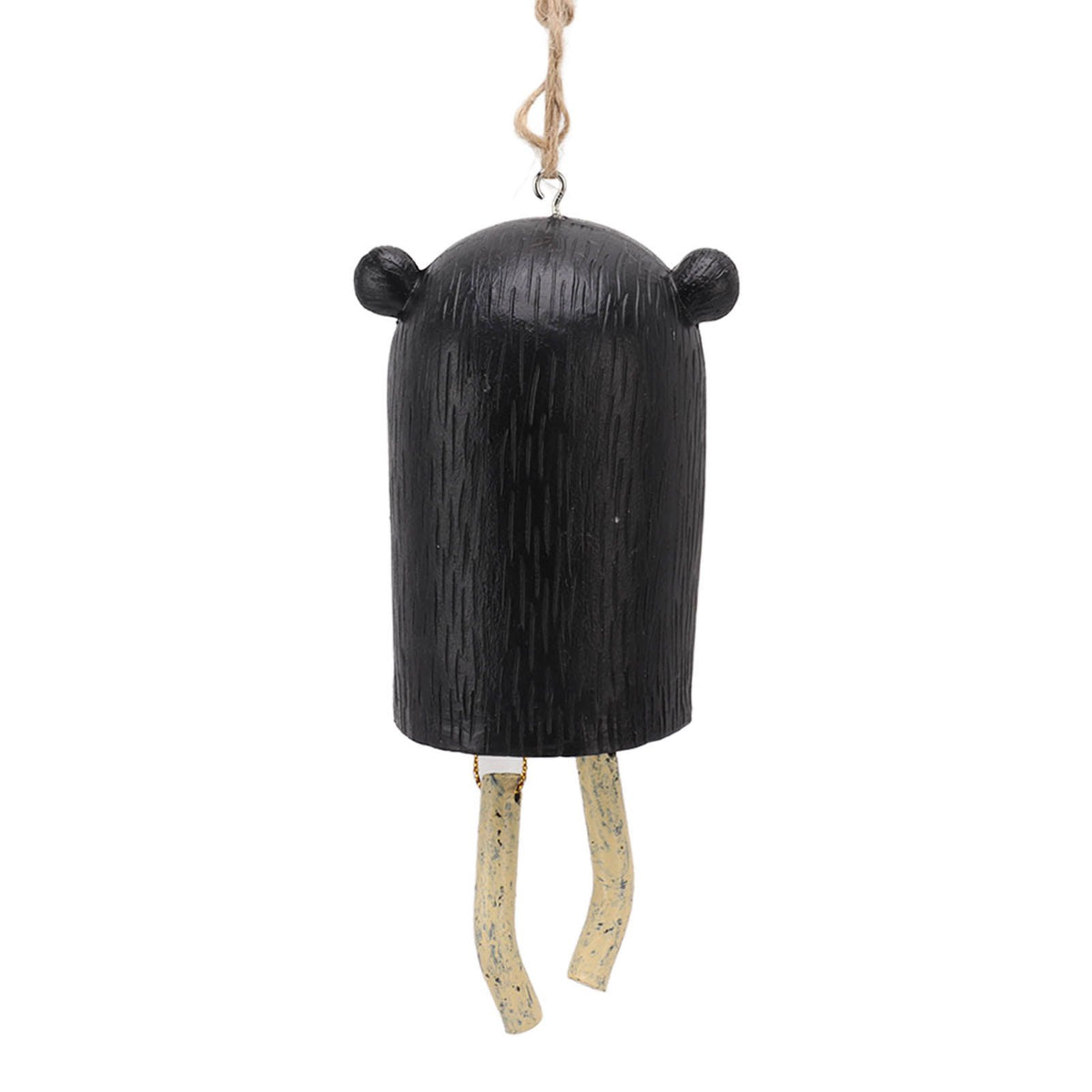 Rustic Hanging Animal Wind Chimes Resin Hand Made Natural Garden Decoration for Gardens Backyards Trees Yards E Hedgehog