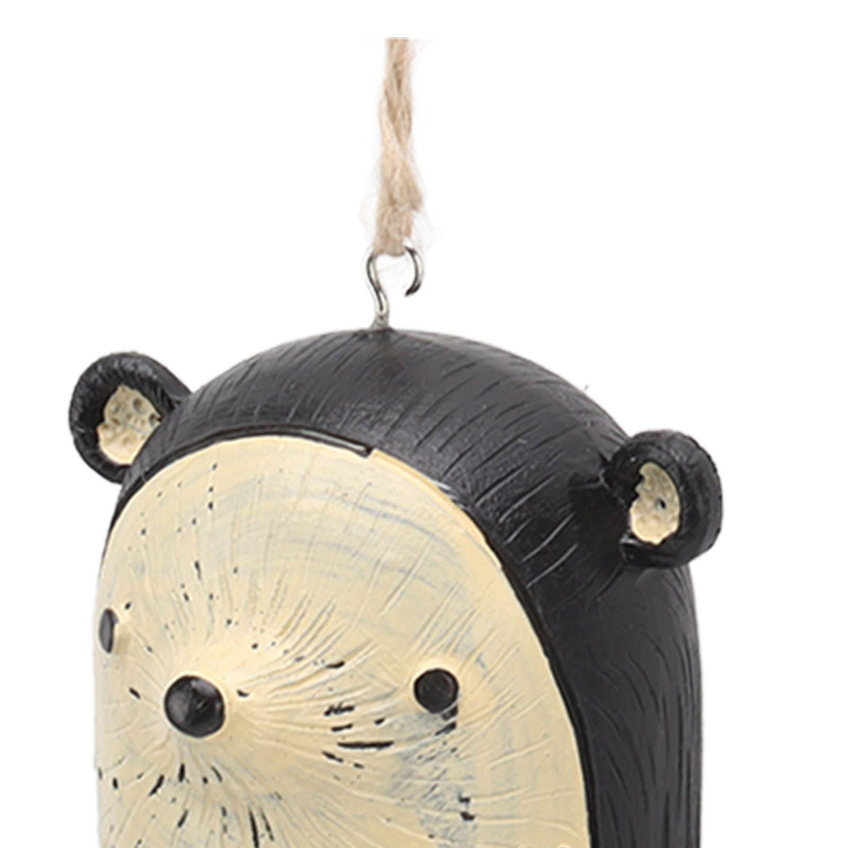 Rustic Hanging Animal Wind Chimes Resin Hand Made Natural Garden Decoration for Gardens Backyards Trees Yards E Hedgehog