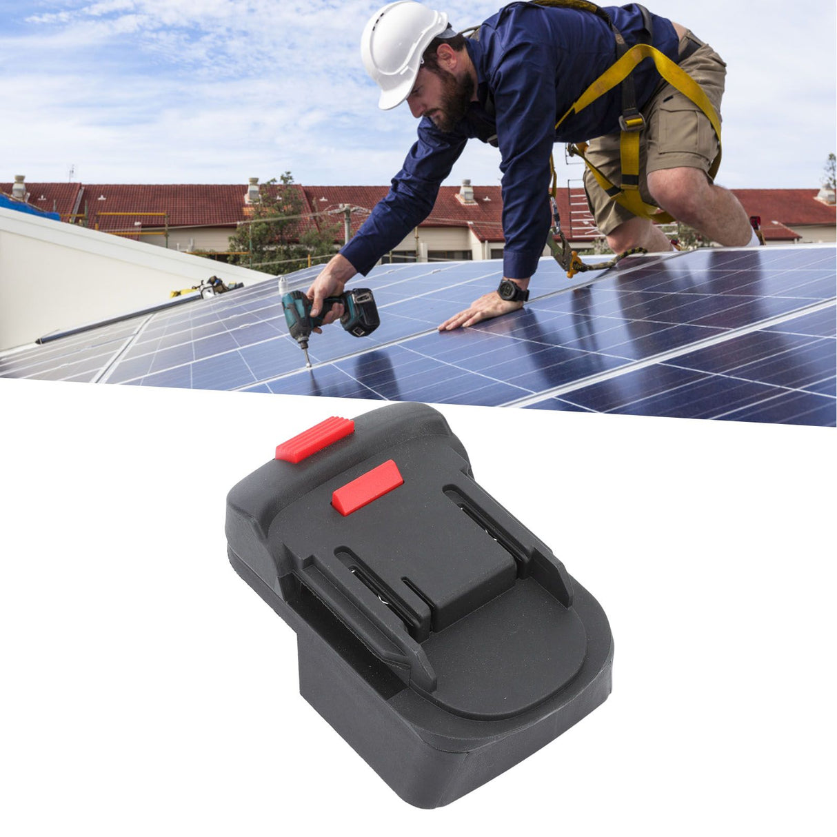 Battery Adapter Convert to for DCA Battery ABS Portable 18‑21V Powerful Protection Converter