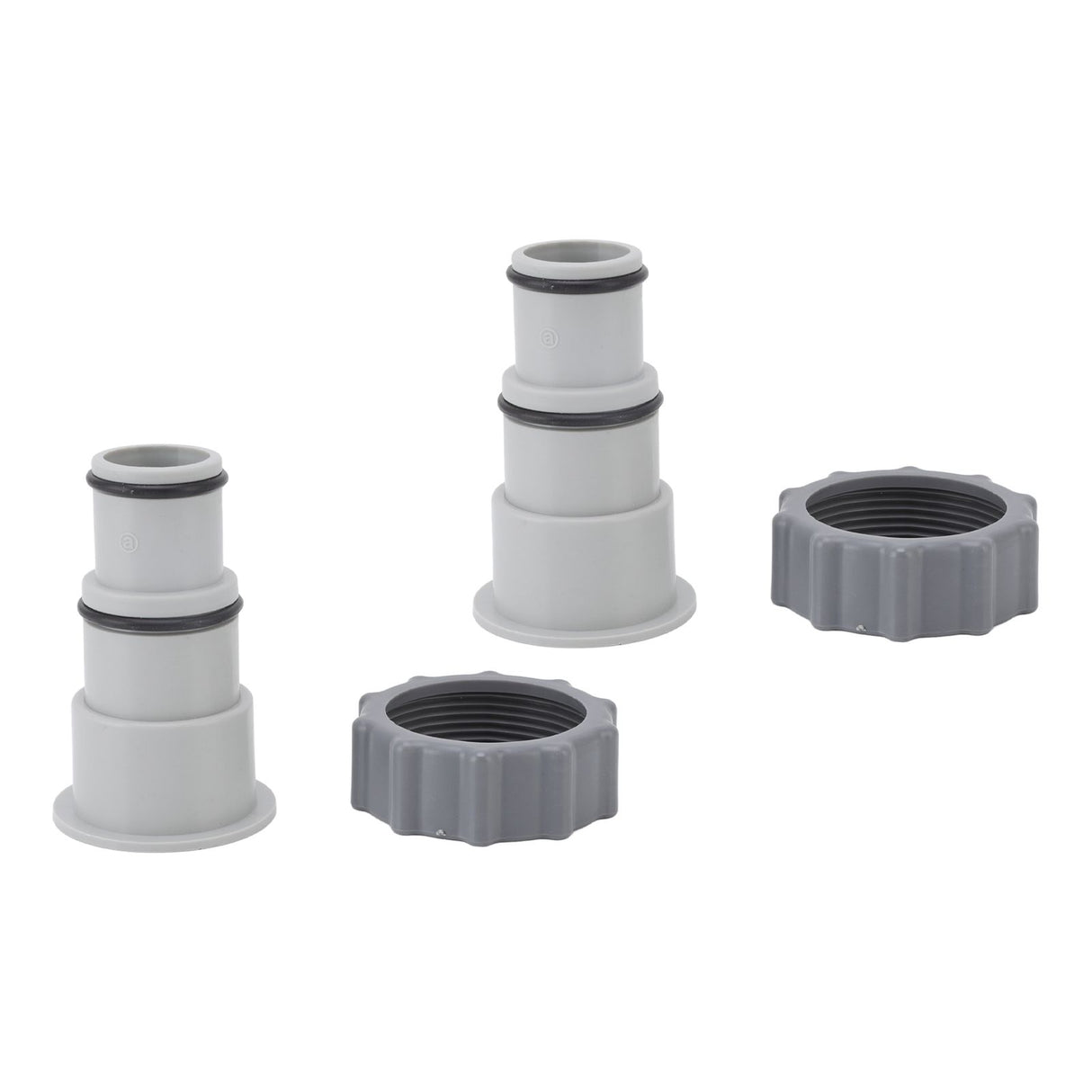2Pcs Replacement Hose Adapter Plastic Pool Accessories for Threaded Connection Pumps 1.5in 1.25in Hoses