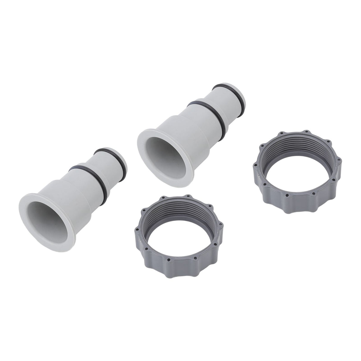 2Pcs Replacement Hose Adapter Plastic Pool Accessories for Threaded Connection Pumps 1.5in 1.25in Hoses