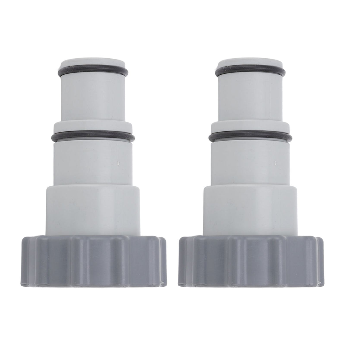2Pcs Replacement Hose Adapter Plastic Pool Accessories for Threaded Connection Pumps 1.5in 1.25in Hoses