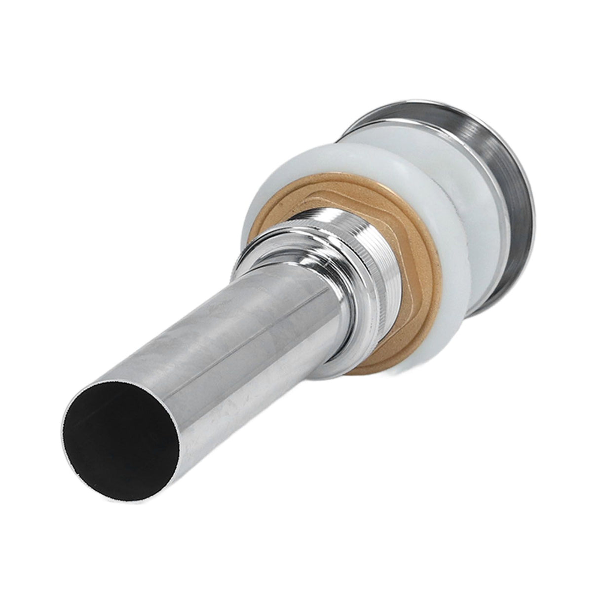 Sink Drain Stopper Copper Stainless Steel Bathroom Wash Basin Sink Drain Part for Home KitchenSilver with Overflow