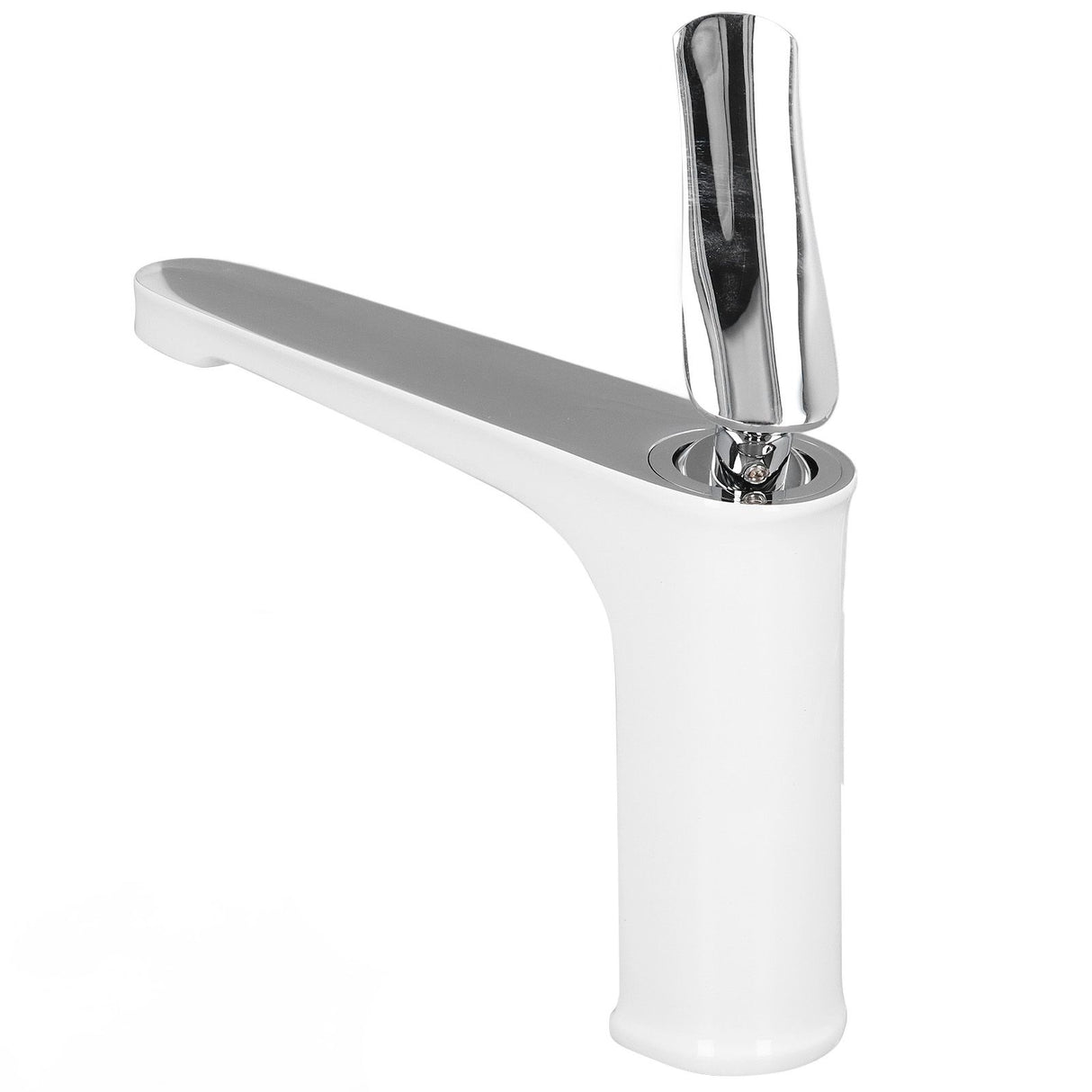 G1/2 Single Handle Basin Mixer Tap with Metal Handle Durable Solid Brass Bathroom Faucet