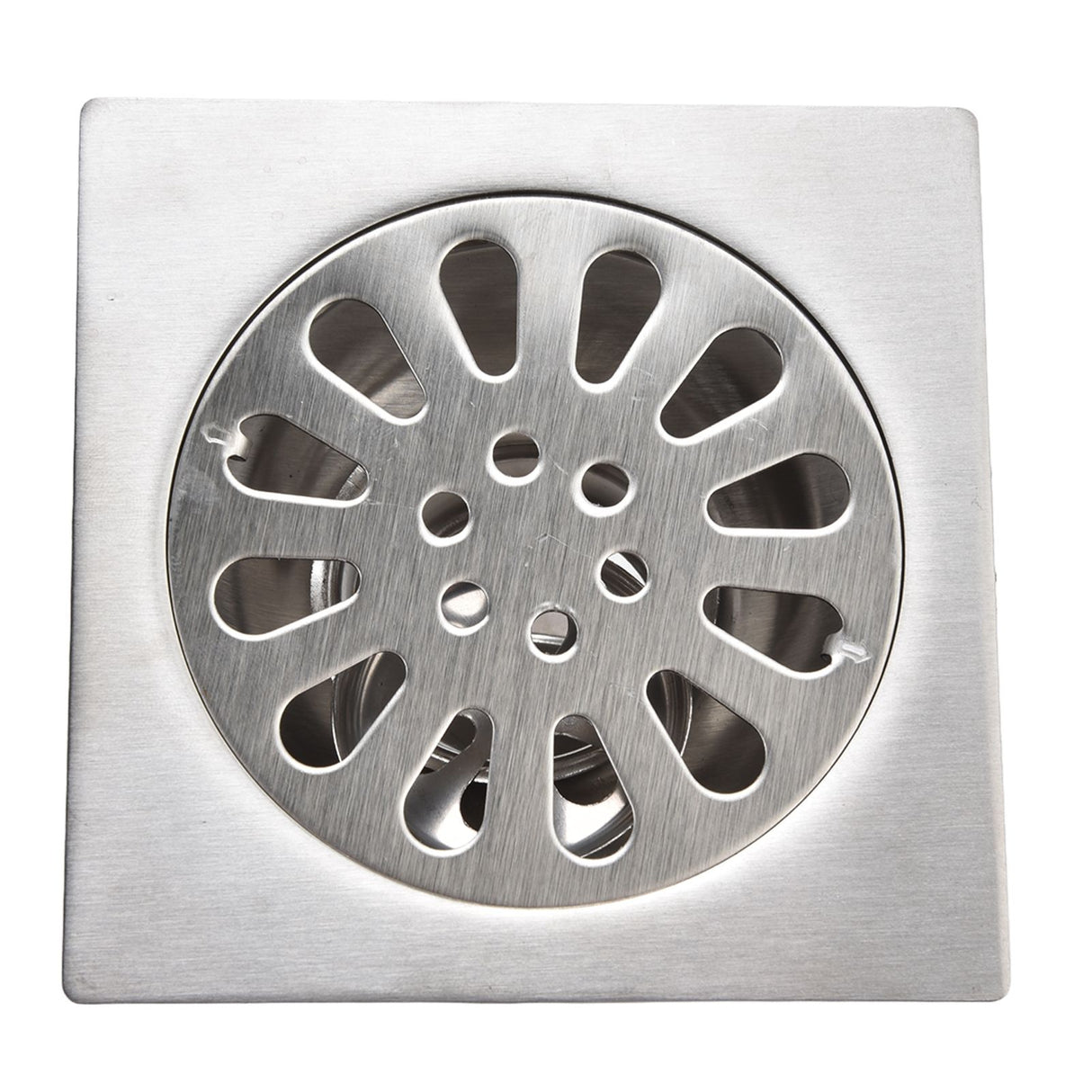 Shower Drain Square Shape Adjustable Tile Insertion Floor Drain Channel for Kitchen Bathroom