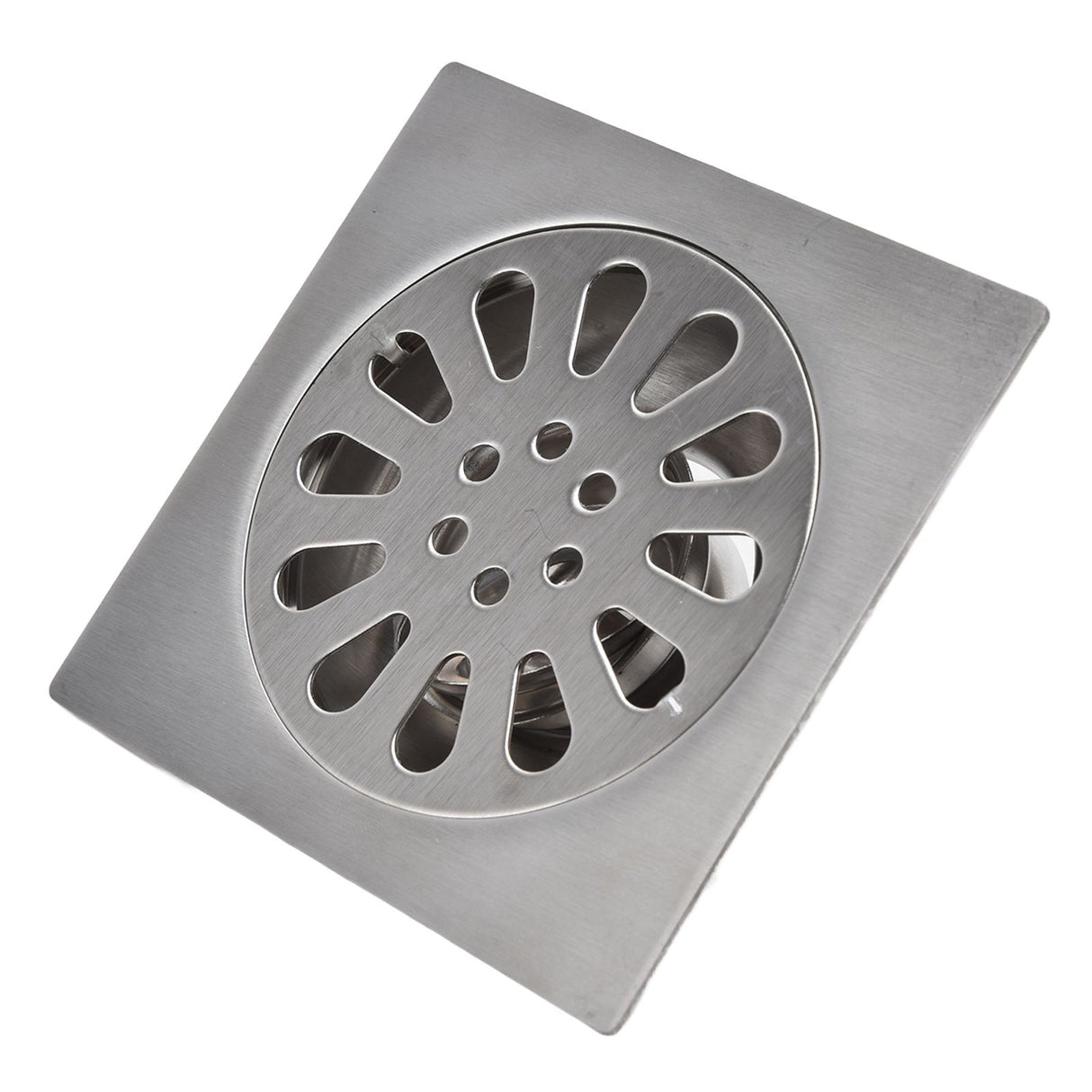 Shower Drain Square Shape Adjustable Tile Insertion Floor Drain Channel for Kitchen Bathroom