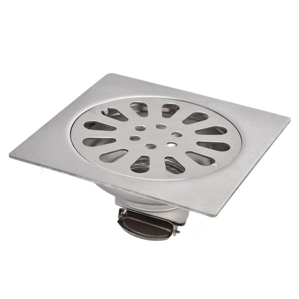 Shower Drain Square Shape Adjustable Tile Insertion Floor Drain Channel for Kitchen Bathroom