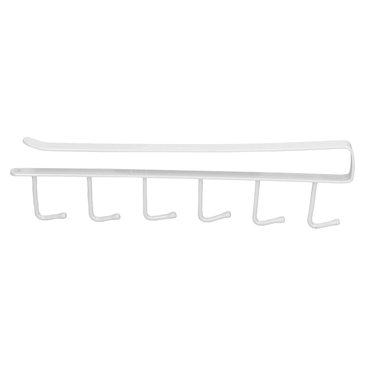 Coffee Mug Holder 6 Hooks Elegant Style Convenient Practical Stable Reliable Durable Wearable Kitchen Rack for HomeWhite