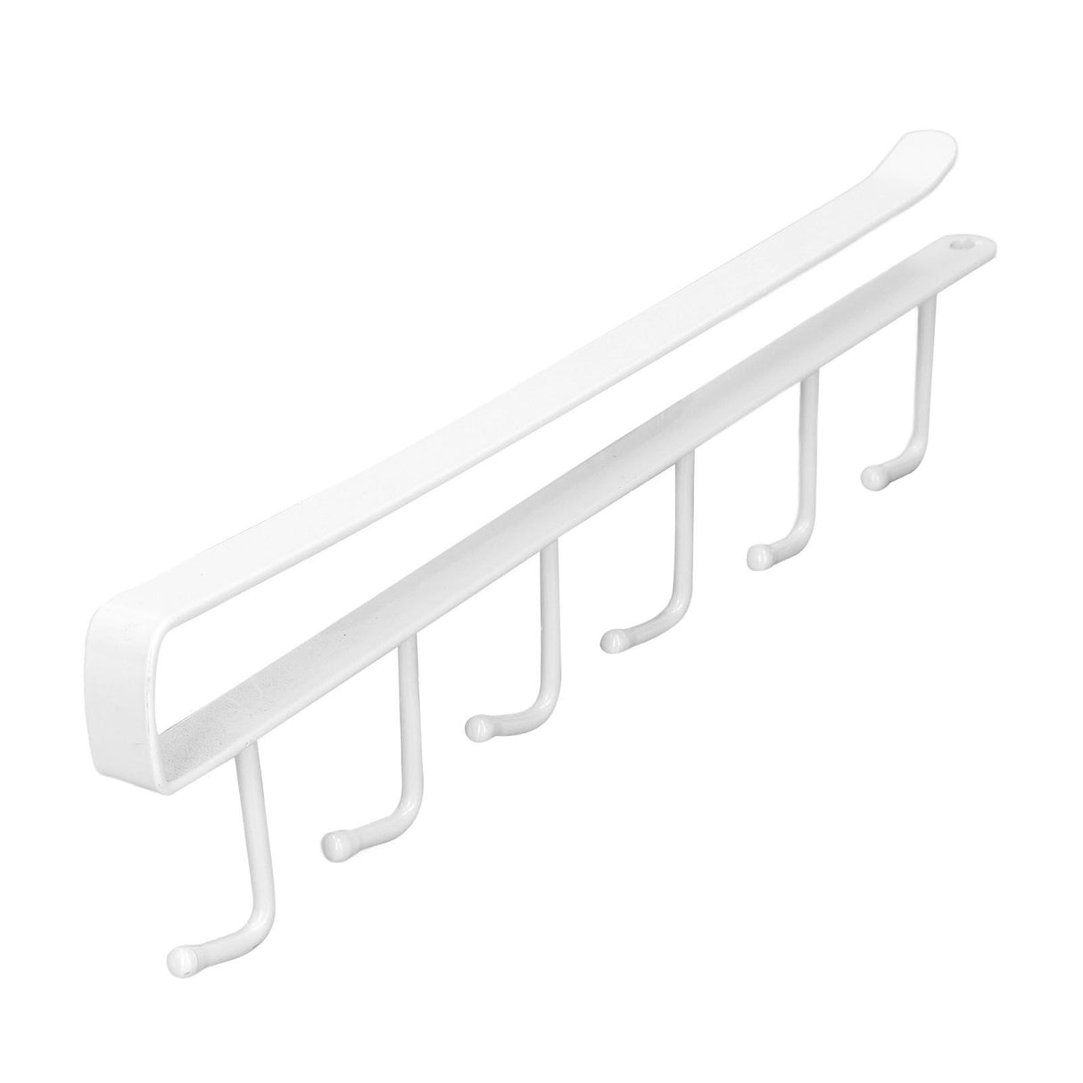 Coffee Mug Holder 6 Hooks Elegant Style Convenient Practical Stable Reliable Durable Wearable Kitchen Rack for HomeWhite