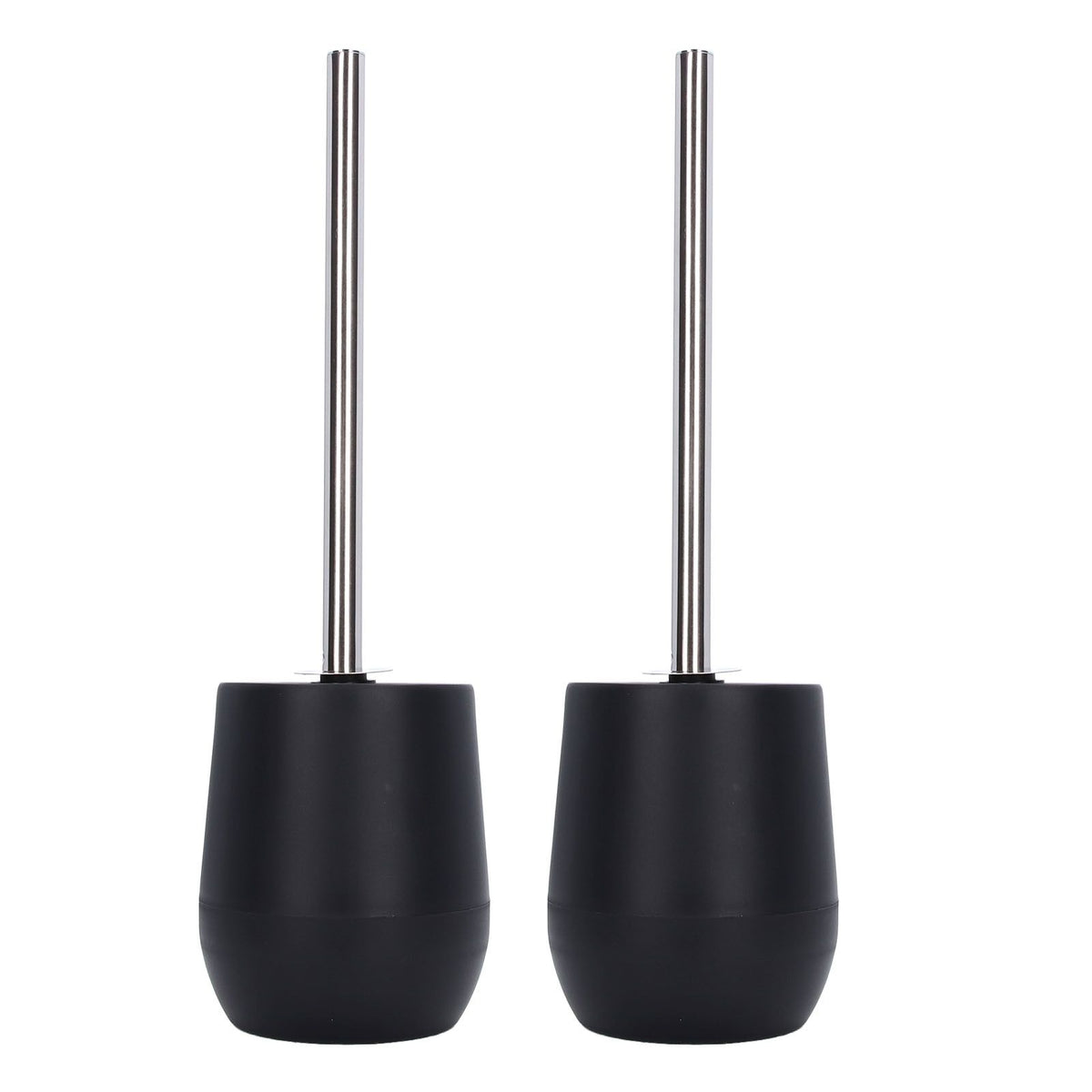 2Pcs Toilet Brush Robust Lockable Threads Efficient Safe Durable Material Home Accessory