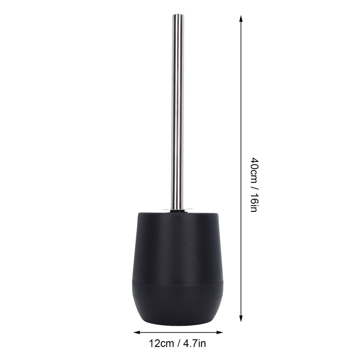 2Pcs Toilet Brush Robust Lockable Threads Efficient Safe Durable Material Home Accessory