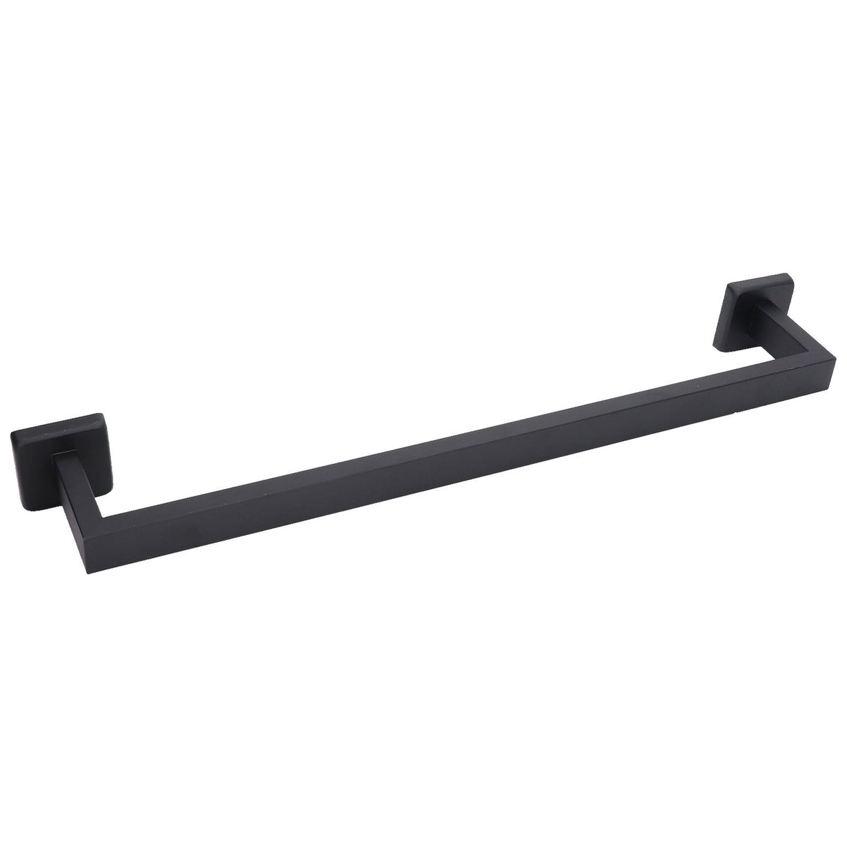 Hand Towel Holder Black Stainless Steel Fashion Design High Hardness Durable Stable Easy Installation Towel Bar