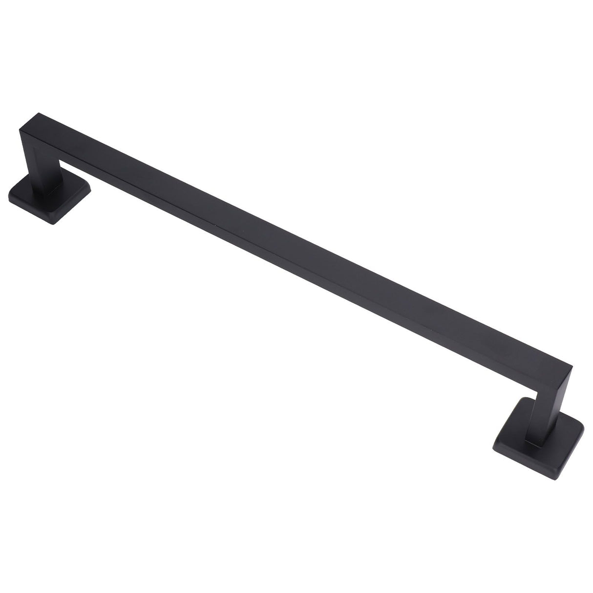 Hand Towel Holder Black Stainless Steel Fashion Design High Hardness Durable Stable Easy Installation Towel Bar