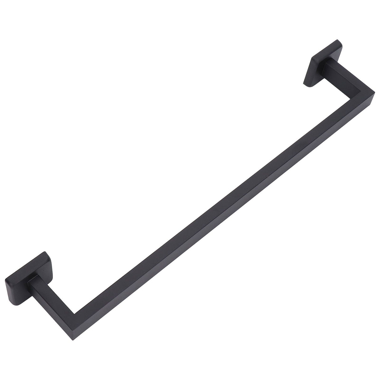 Hand Towel Holder Black Stainless Steel Fashion Design High Hardness Durable Stable Easy Installation Towel Bar