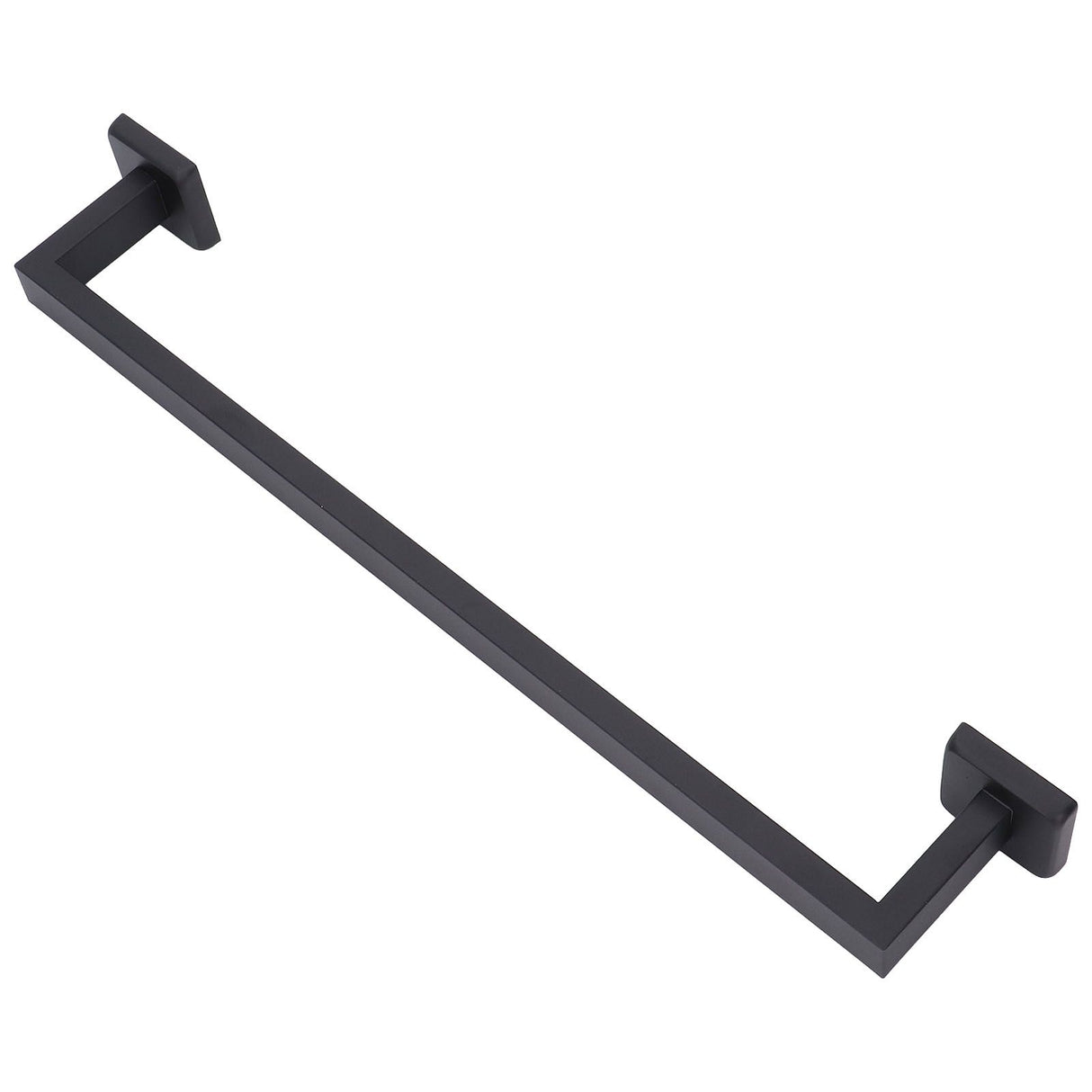 Hand Towel Holder Black Stainless Steel Fashion Design High Hardness Durable Stable Easy Installation Towel Bar