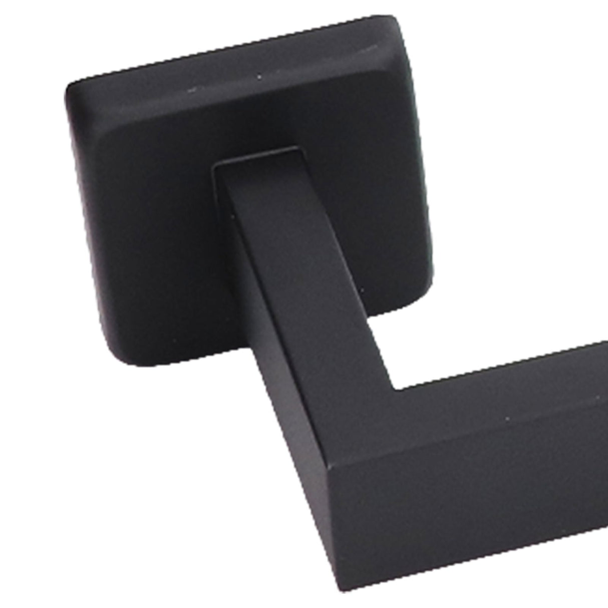 Hand Towel Holder Black Stainless Steel Fashion Design High Hardness Durable Stable Easy Installation Towel Bar