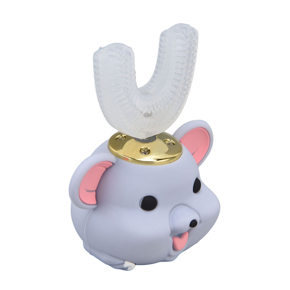 Mouth Electric Toothbrush U Shaped Toothbrush USB Charging Cartoon Silicone Kids ToothbrushL