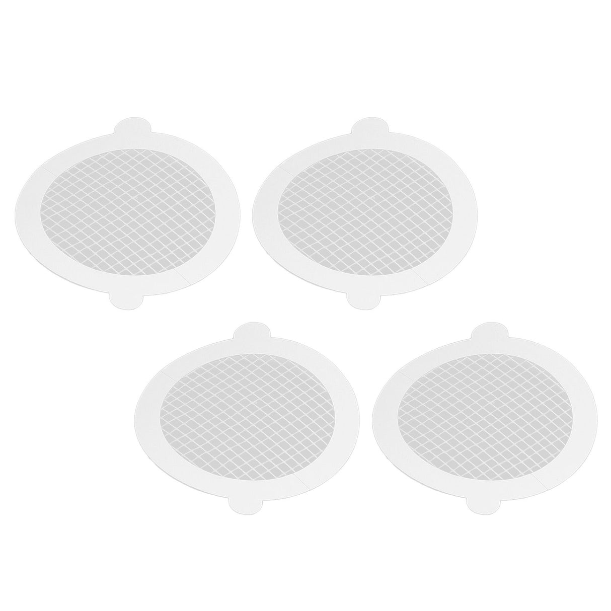 50Pcs Shower Drain Hair Catcher Fiberglass Practical Convenient Dense Mesh Shower Hair Catcher9cm Diameter, 3mm Mesh