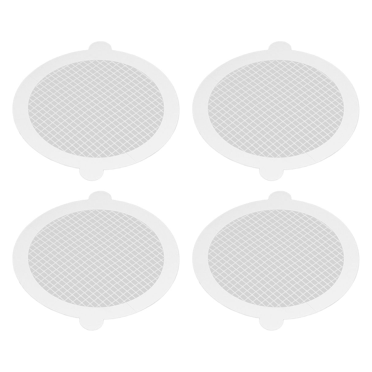 50Pcs Shower Drain Hair Catcher Fiberglass Practical Convenient Dense Mesh Shower Hair Catcher11cm Diameter, 3mm Mesh