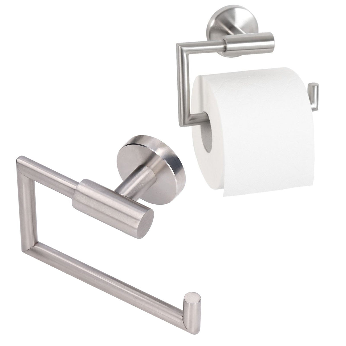 Toilet Paper Holder Stainless Steel Modern Simple Corrosion Resistant Easy Cleaning Wall Mounted Stand