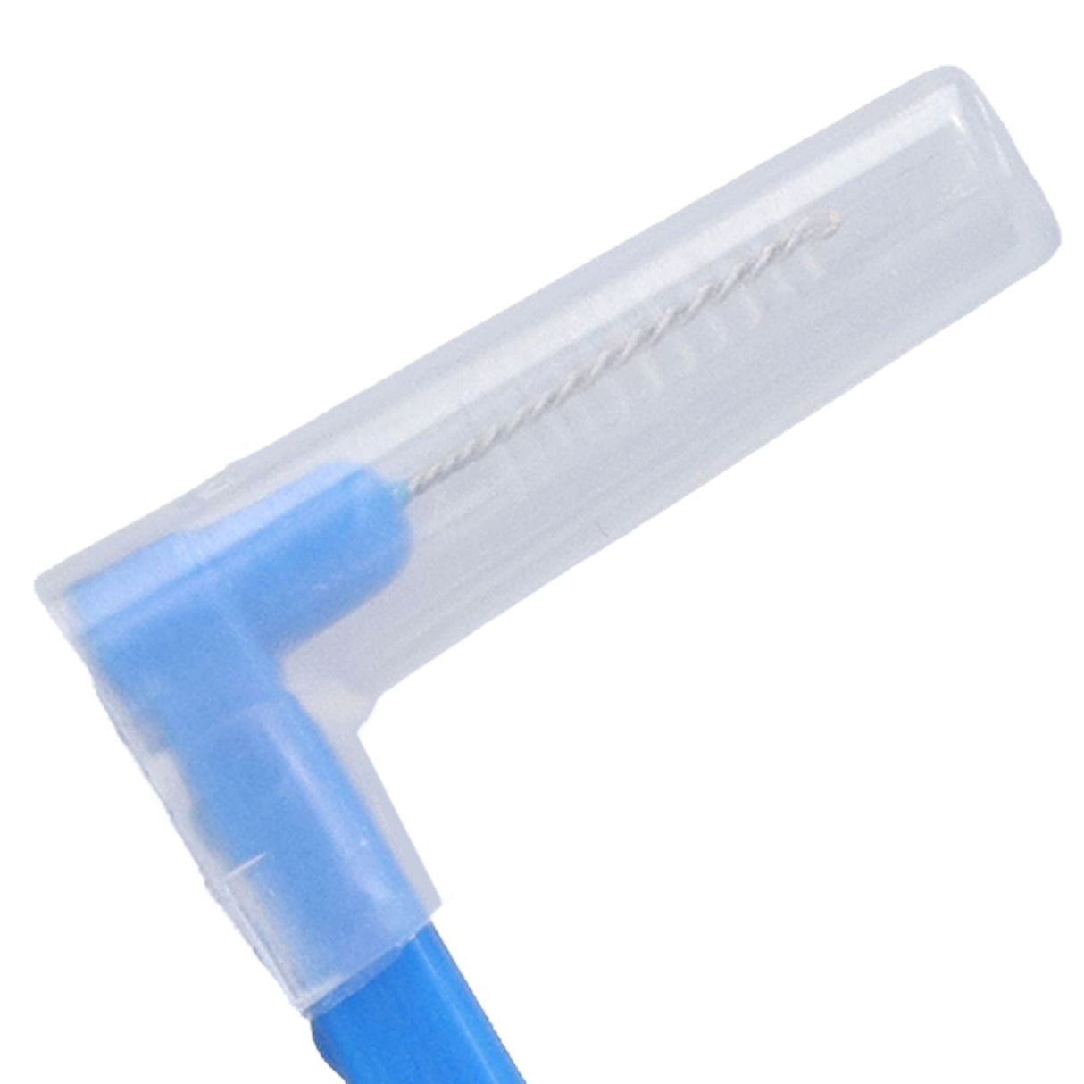 5pcs L Shaped Interdental Brushes Effective Cleaning Plaque Removal Braces Brush for Tooth Care Blue