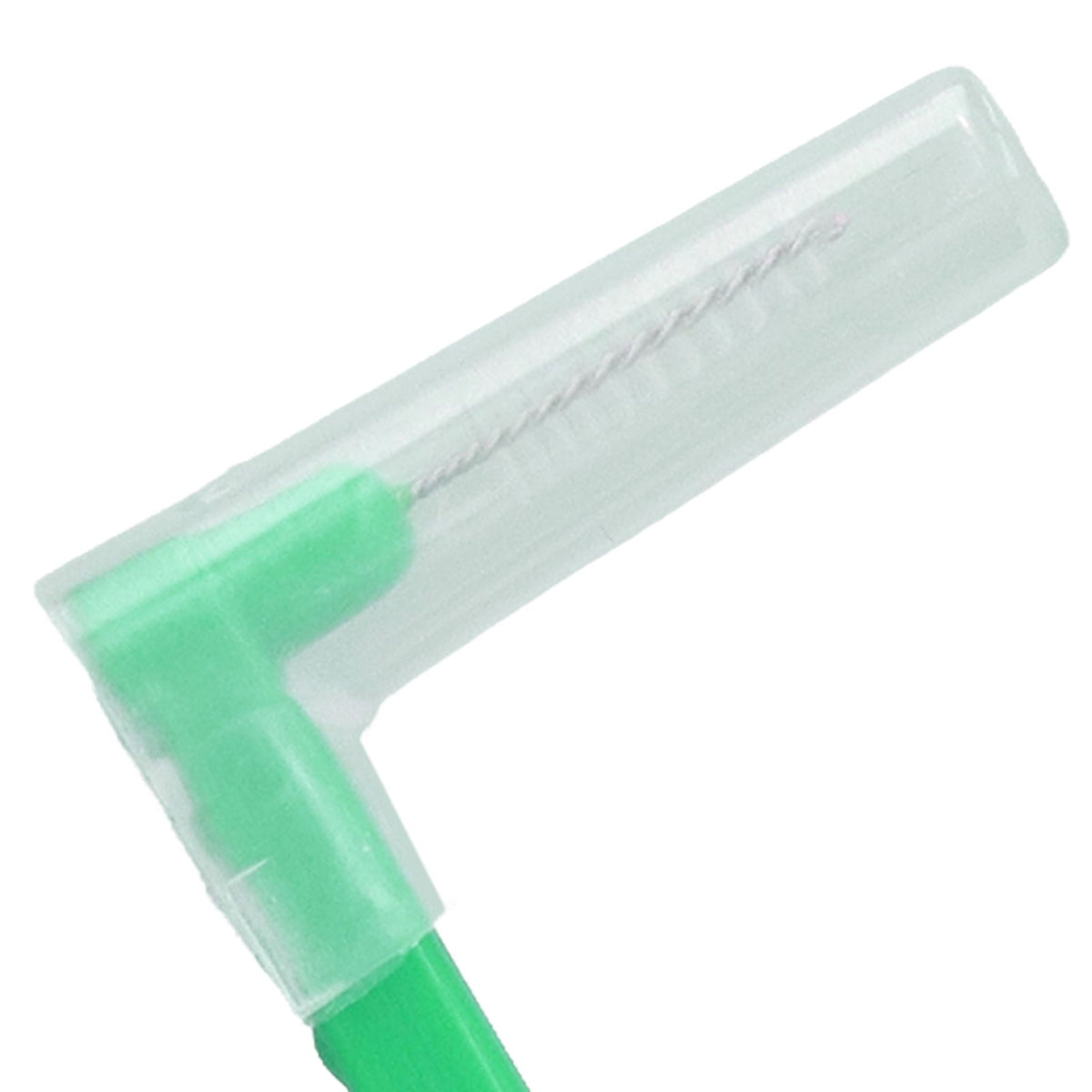5pcs L Shaped Interdental Brushes Effective Cleaning Plaque Removal Braces Brush for Tooth Care Green