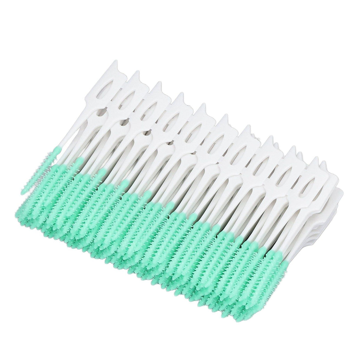 Interdental Brush Disposable Soft Dental Cleaning Floss Toothpicks for Oral Care Adults Children 160pcs Green