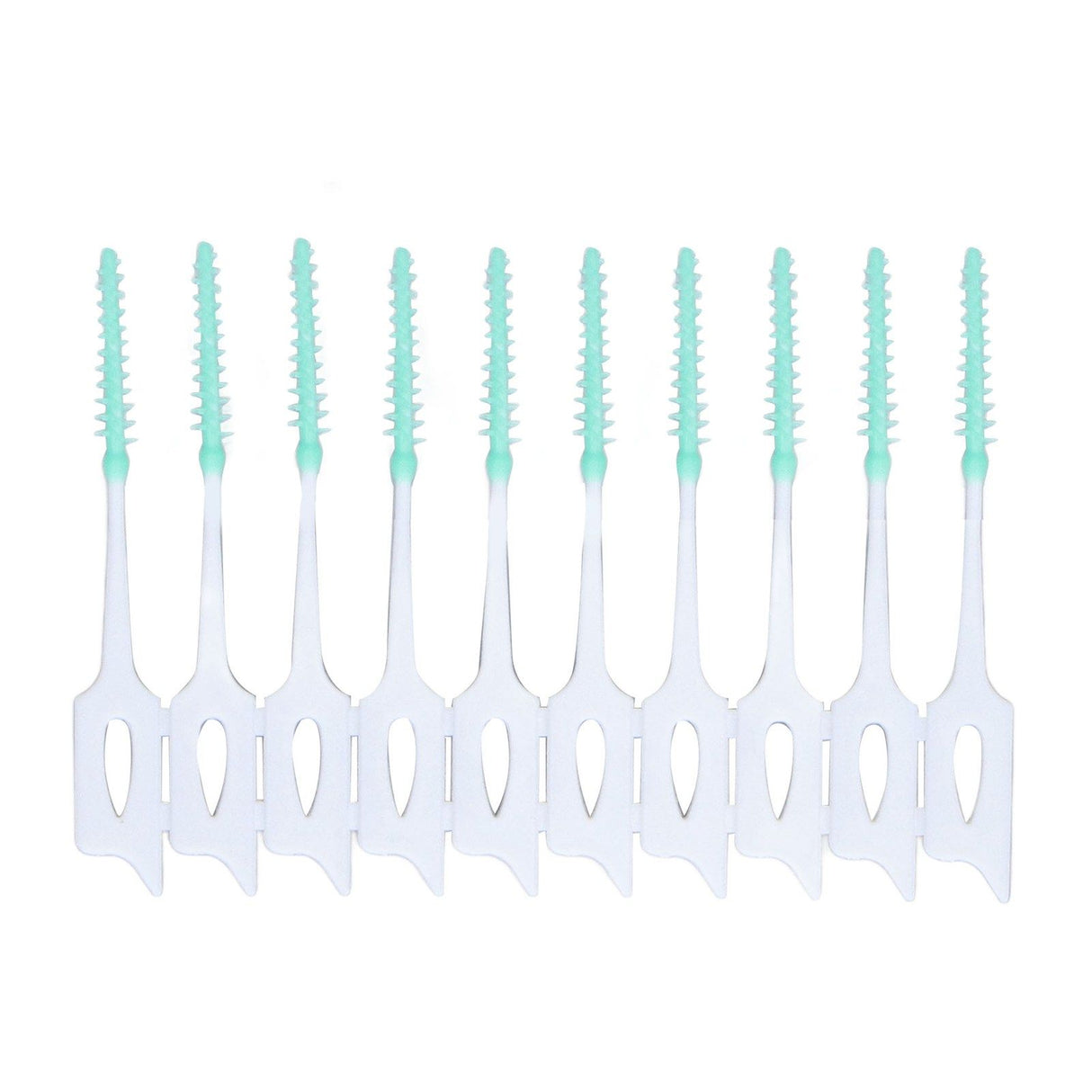 Interdental Brush Disposable Soft Dental Cleaning Floss Toothpicks for Oral Care Adults Children 160pcs Green
