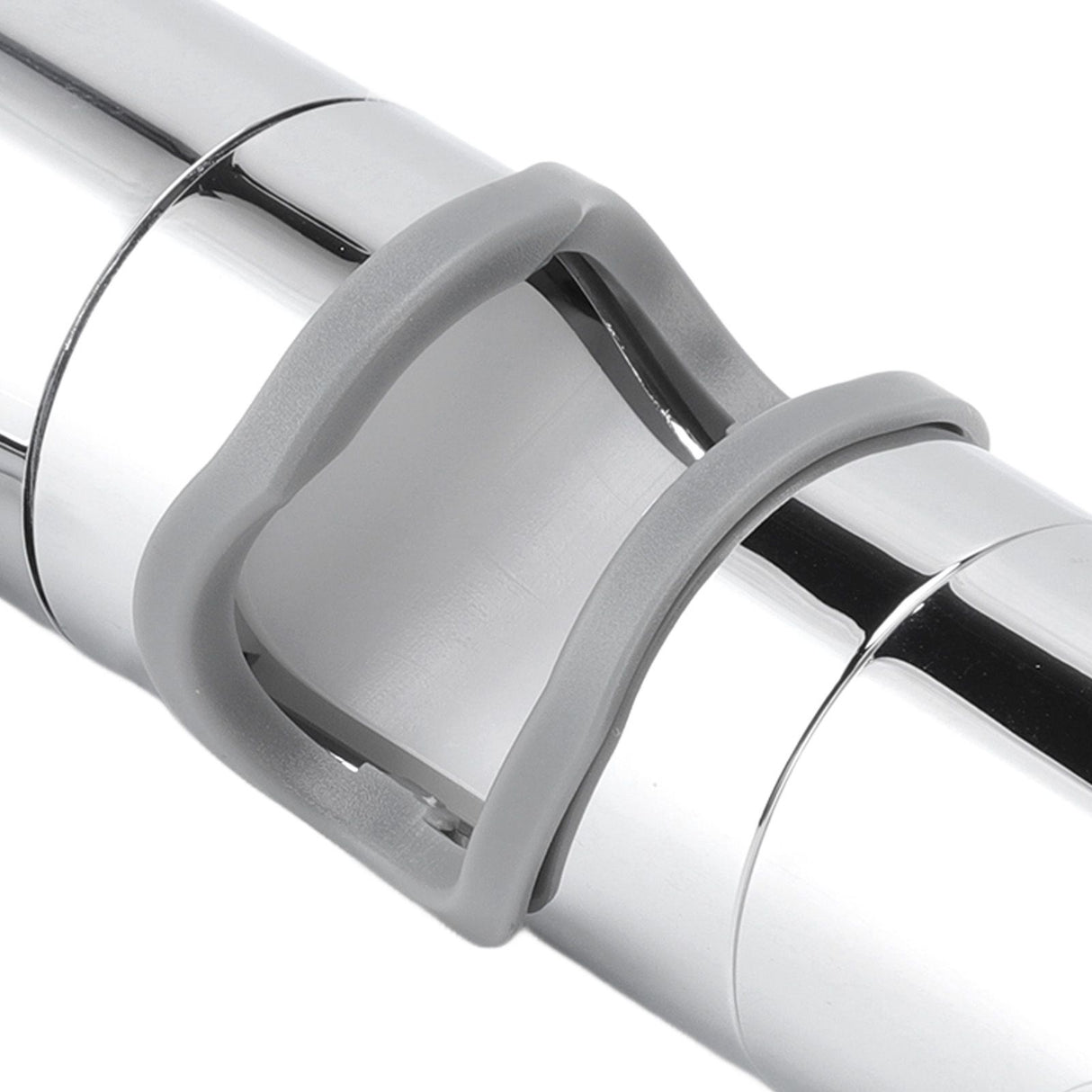 Shower Head Holder ABS Chromeplate Adjustable Anti Slip Shower Slide Rail Bar Holder for Bathroom