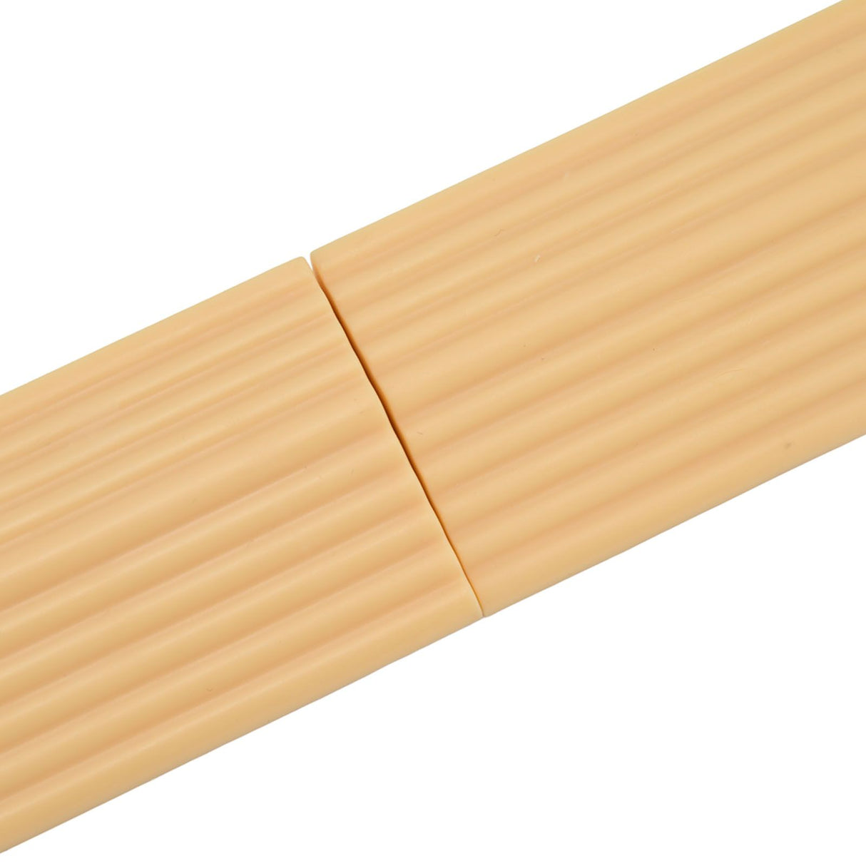 4PCS Universal Sweeper Door Sill Stair Wheelchair Door Sill Free Assembly Rubber Door Threshold ProtectBeige