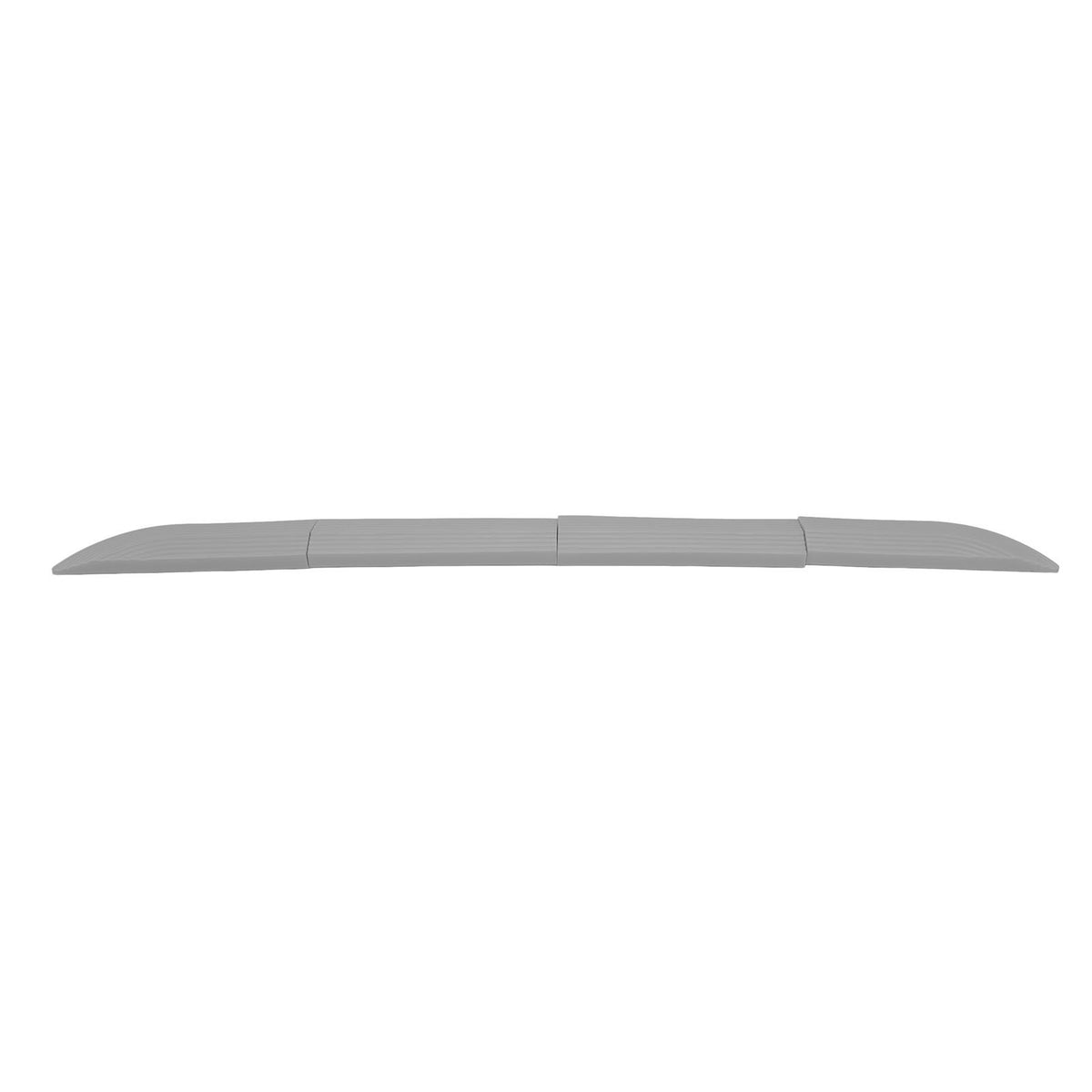 4PCS Universal Sweeper Door Sill Stair Wheelchair Door Sill Free Assembly Rubber Door Threshold ProtectGrey