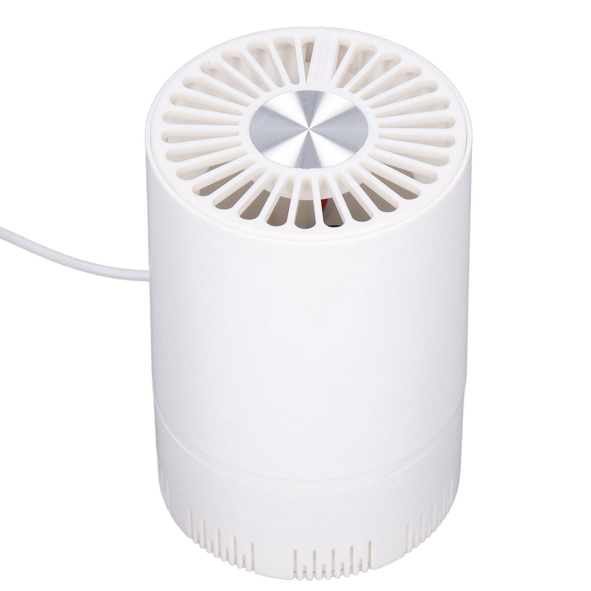 Desktop Air Purifier Intelligent USB Powered Ultra Quiet Negative Ion Air Purifier for Home Travel CarWhite