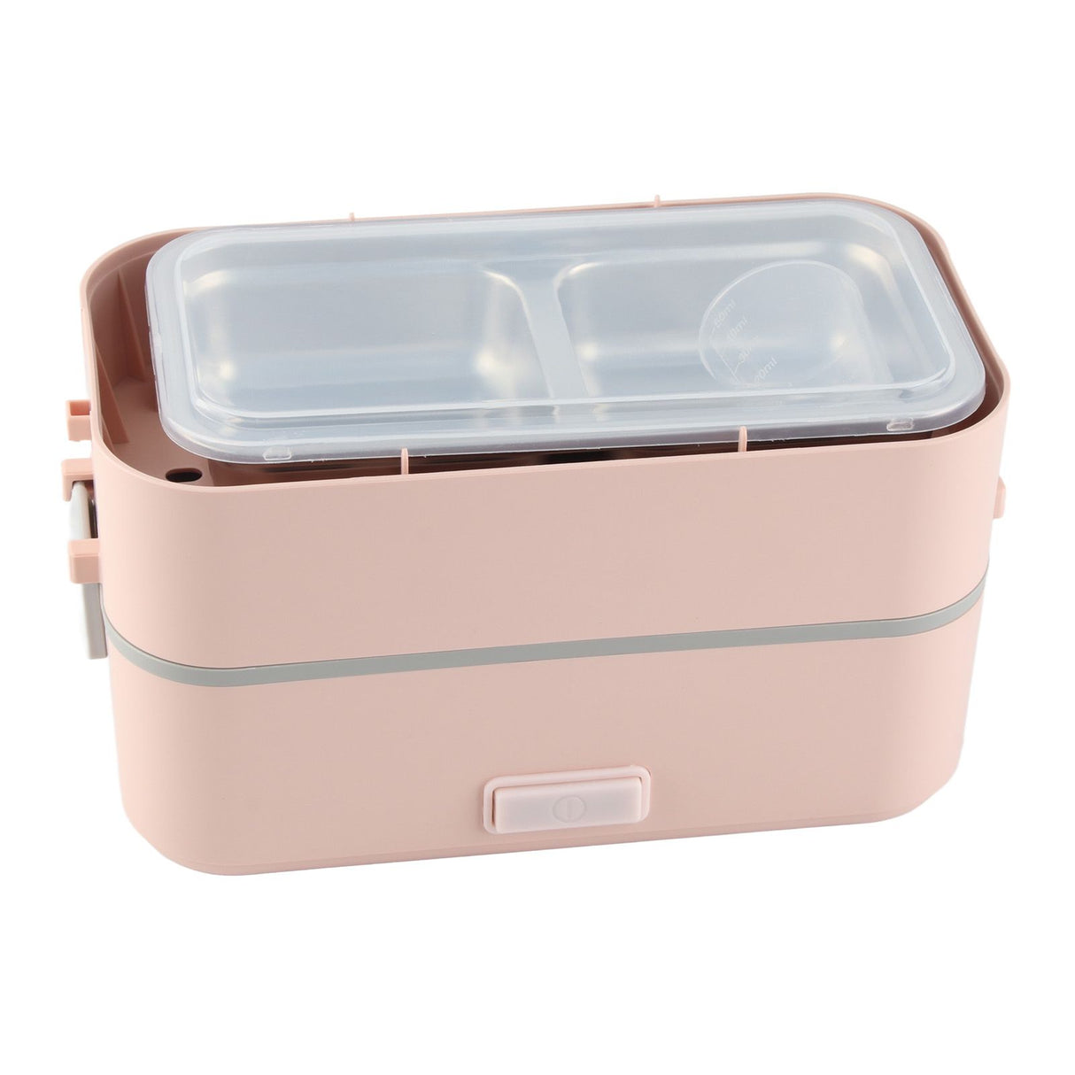 Electric Lunch Box Plug in Double Layer Stainless Steel Steaming Insulation Portable Food Warmer 300W 220V CN Plug