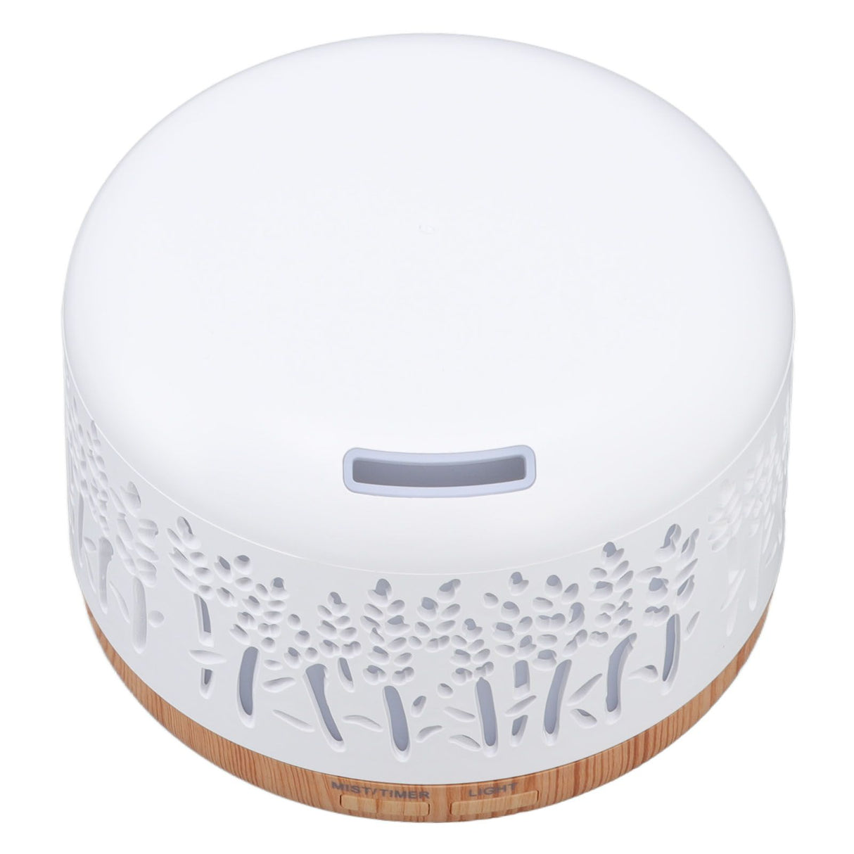 Desktop Humidifier 300ml Wood Grain Design Low Noise Aromatherapy Humidifier with LED Color Light 100‑240V AU Plug