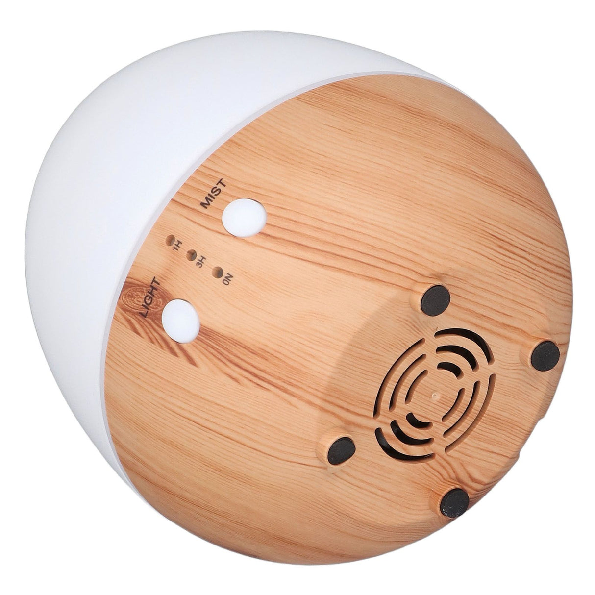 250ml Essential Oil Diffuser Automatic Shut Off 35db Low Noise USB Powered Wooden Humidifier with Night Light for Bedroom