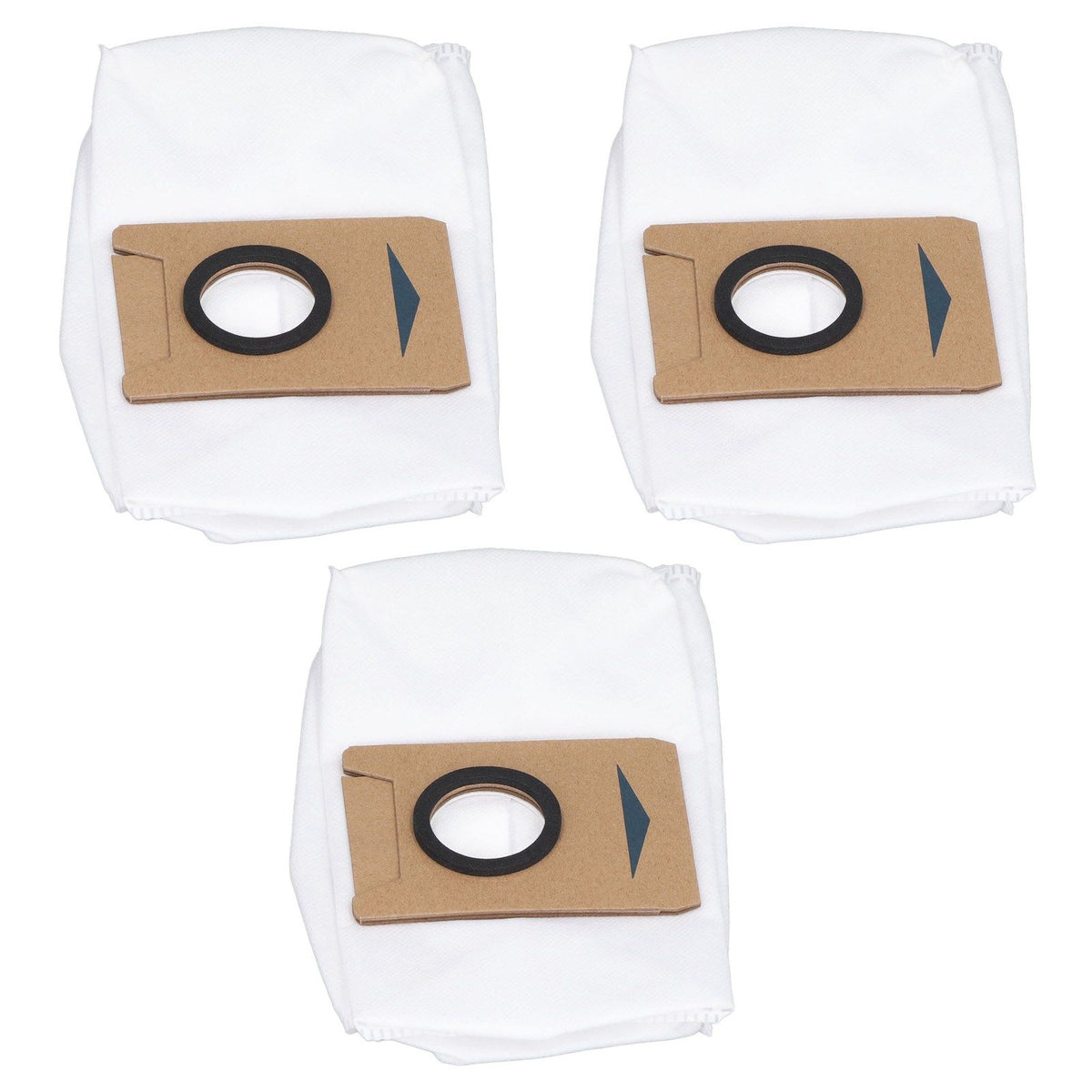3Pcs Vacuum Cleaner Dust Bag Non Woven Disposable Sweeper Storage Garbage Bag Replacement for DEEBOT X1 OMNI