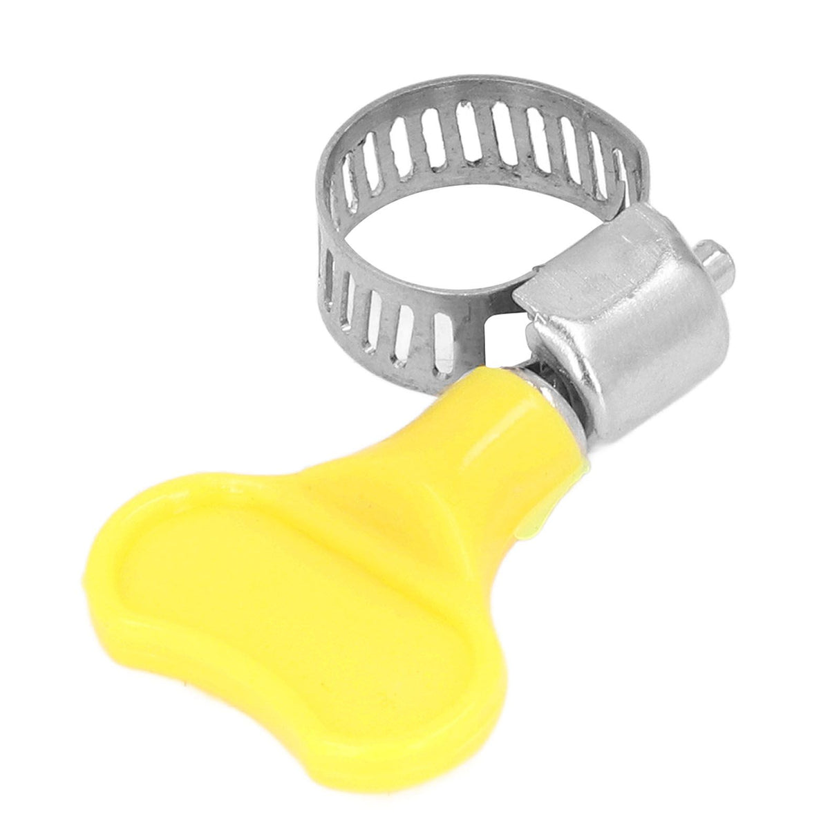 15 Pcs Stainless Steel Hose Clamp Corrosion Resistant Reusable Worm Gear Pipe Clip with Adjustment Handle
