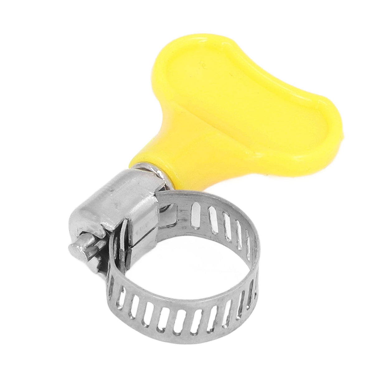 15 Pcs Stainless Steel Hose Clamp Corrosion Resistant Reusable Worm Gear Pipe Clip with Adjustment Handle