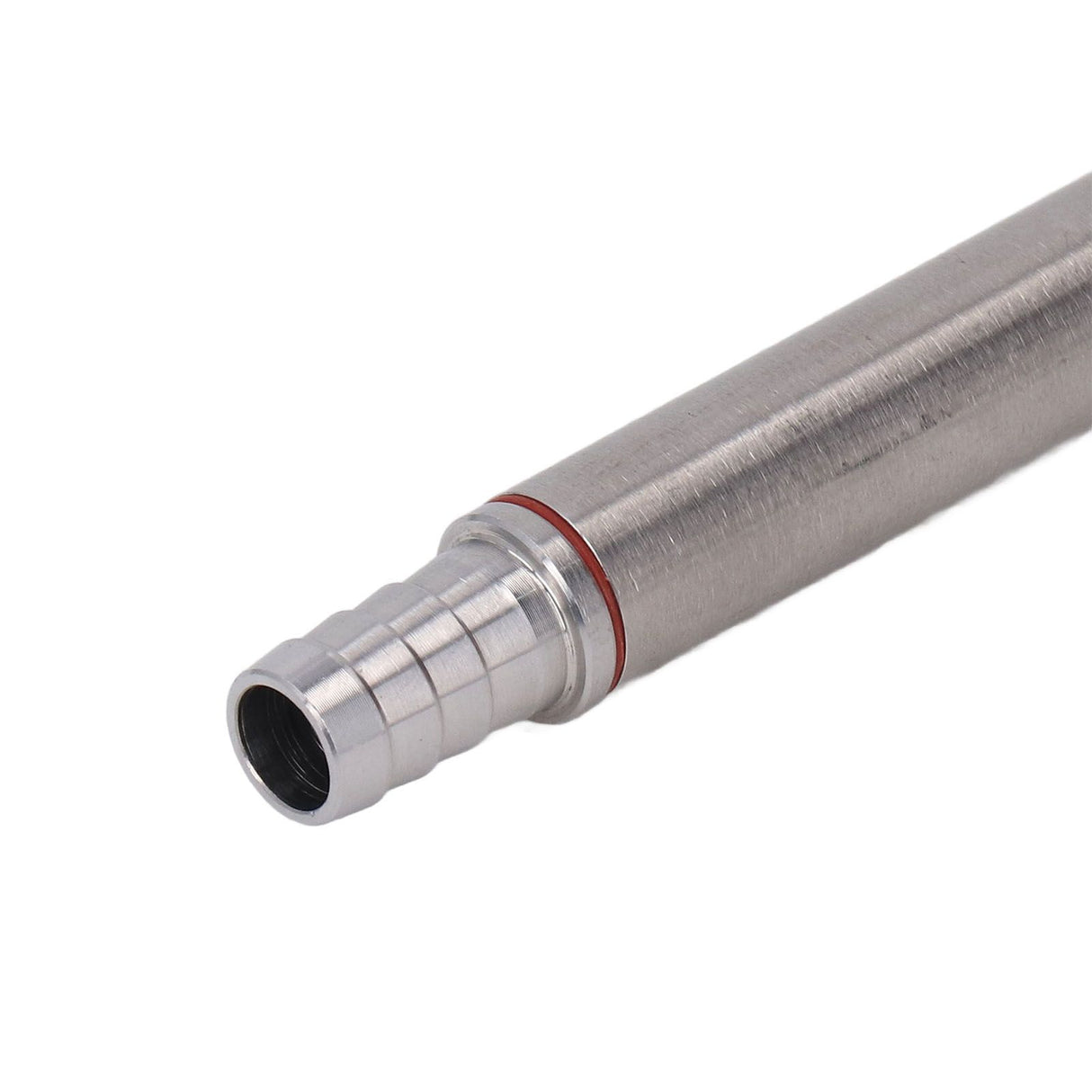 35.2cm Length Spring Loaded Beer Bottle Filler Stainless Steel Wine Bottle Filler Wand with Cleaning Brush Hose Clamp