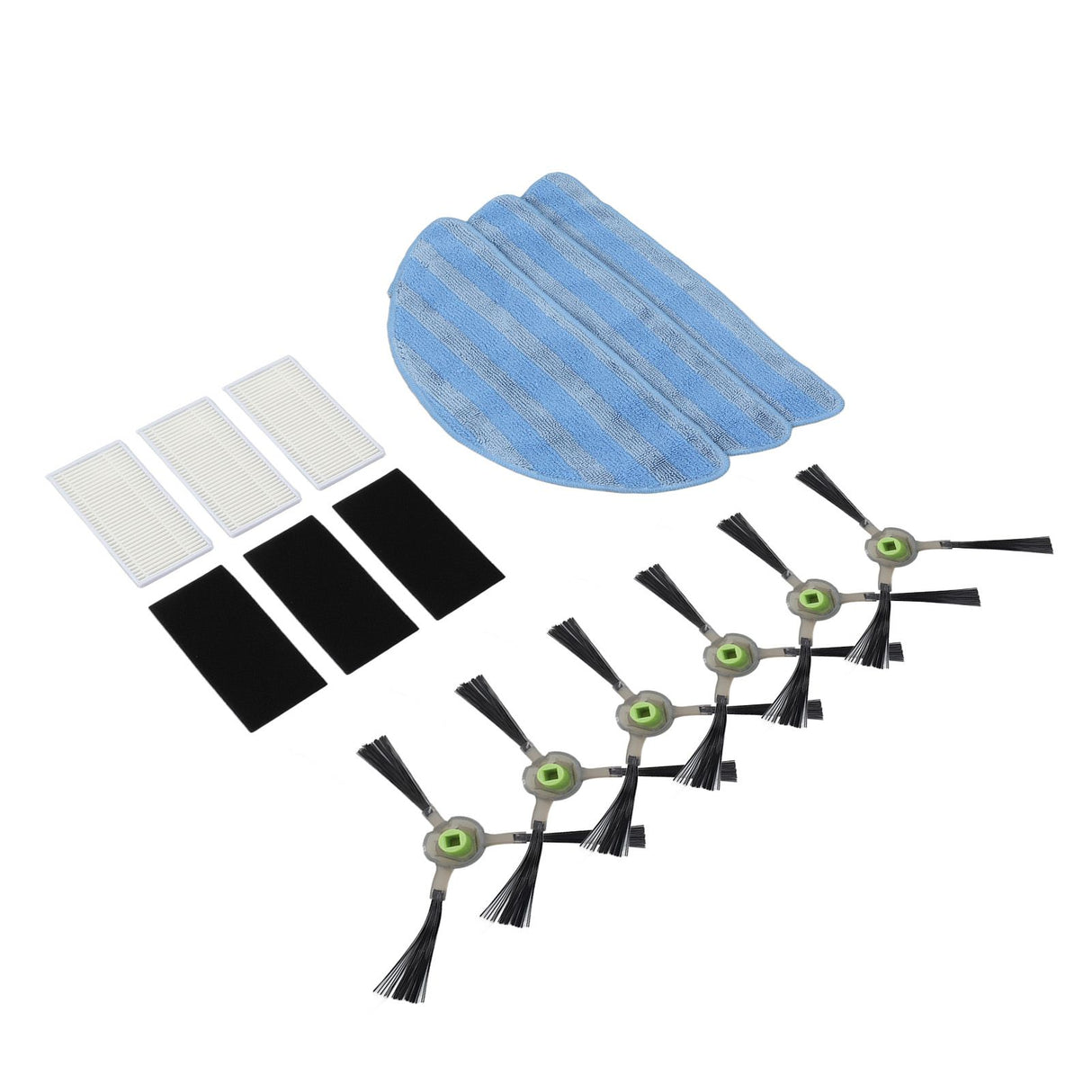 Vacuum Cleaner Accessories Kit High Strength Sweeping Robot Cleaning Rag Filter Side Brush Replacement Parts