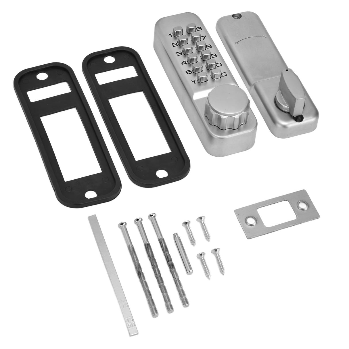 Digit Password Lock Zinc Alloy Coded Door Lock Waterproof Keyless Door Lock for Home Office