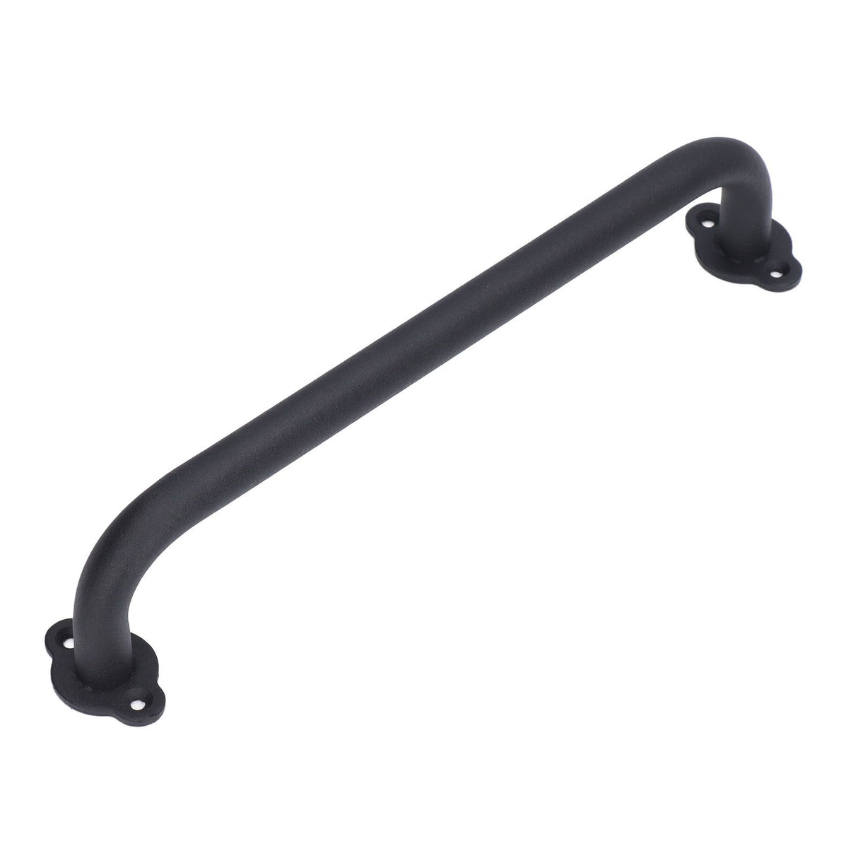 Barn Door Handle Black Carbon Steel Interior Wooden Door Matte Handle for Wooden Gate Shed Cabinet Door