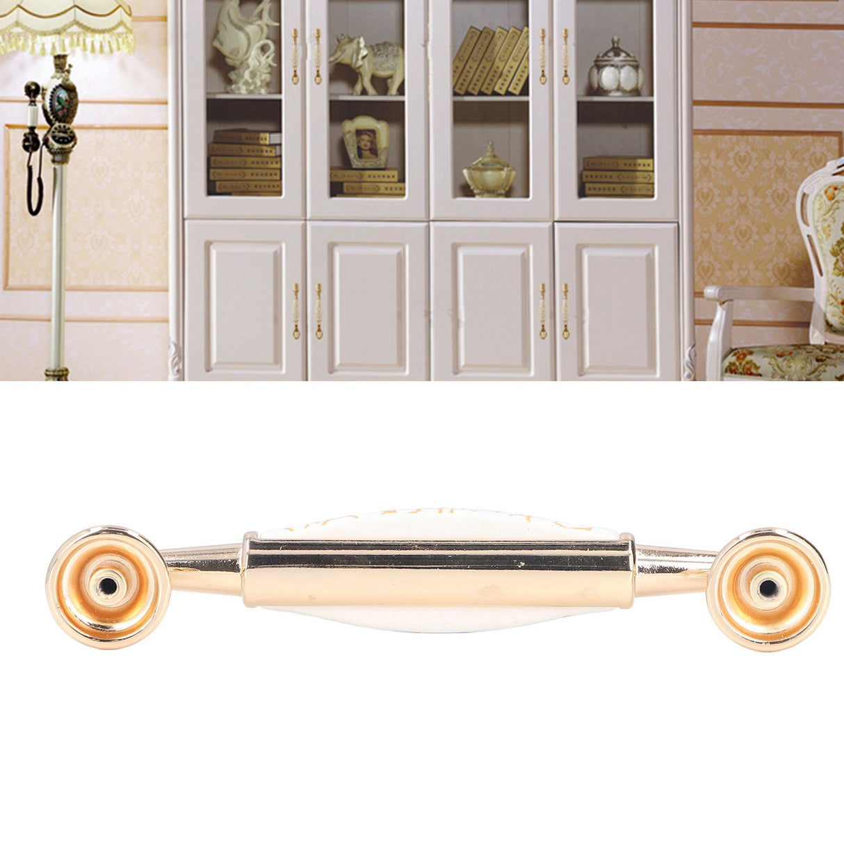 Nordic Golden Furniture Handle Light Luxury Drawer Wardrobe Cabinet Door Furniture Pulls Furniture Hardware1820C-60-128
