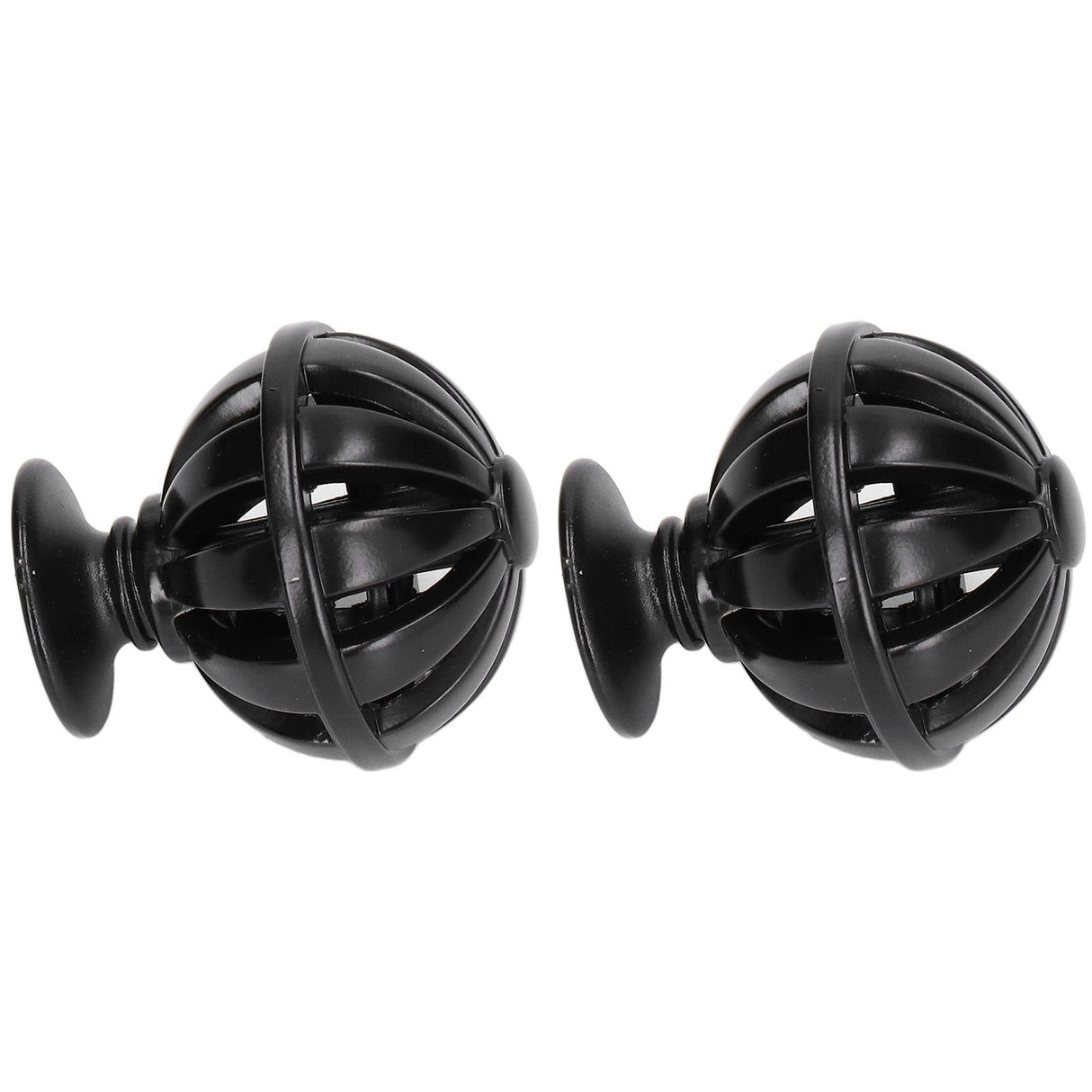 2Set Cabinet Knob Birdcage Hollow Closet Drawer Knob Zinc Alloy Wardrobe Knob for Home Decoration366 Birdcage Black