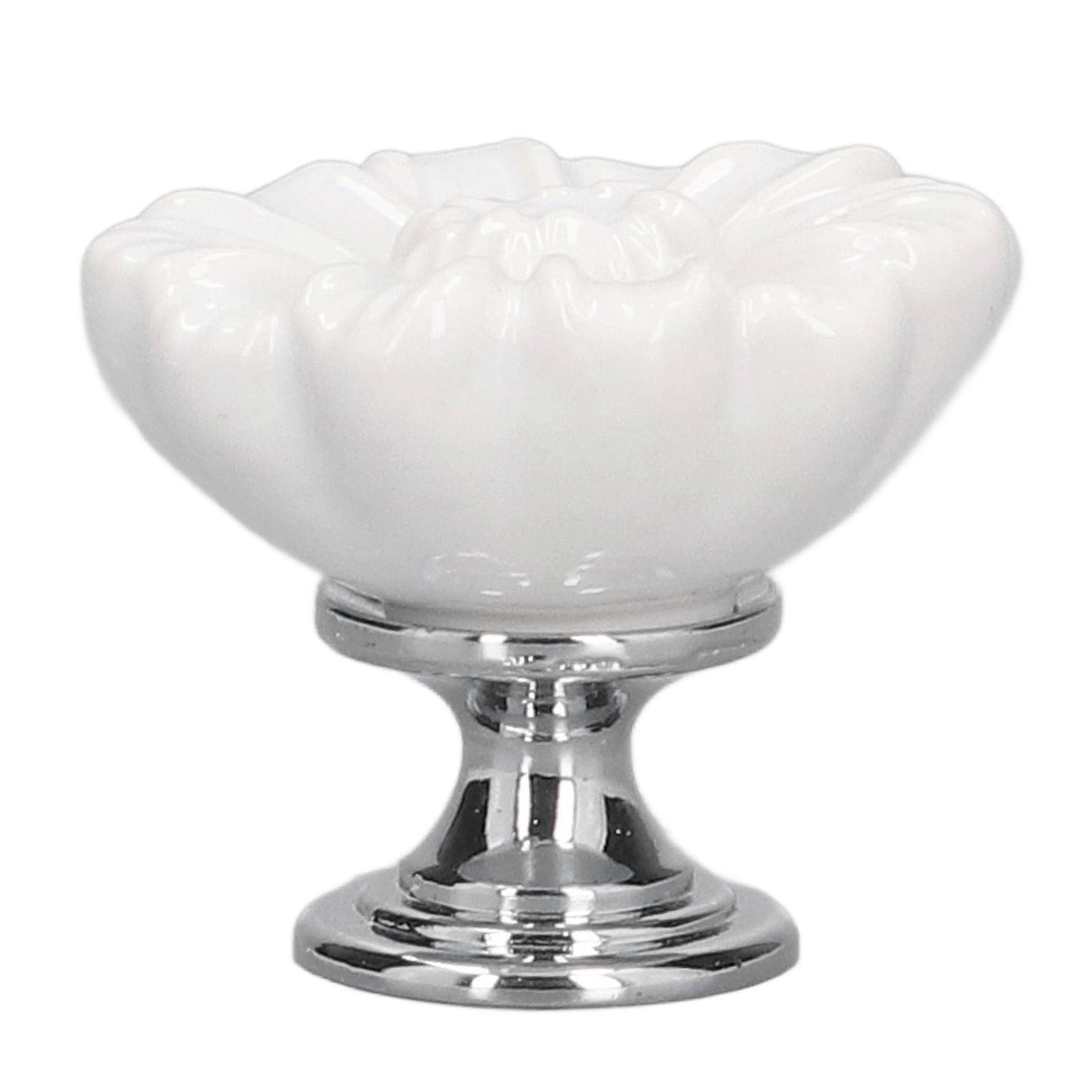 2 Set Drawer Knobs Pull Handles Ceramics Cabinet Cupboard Door Decorative Knobs with Plate for Kitchen Bathroom Office1088D Magnolia