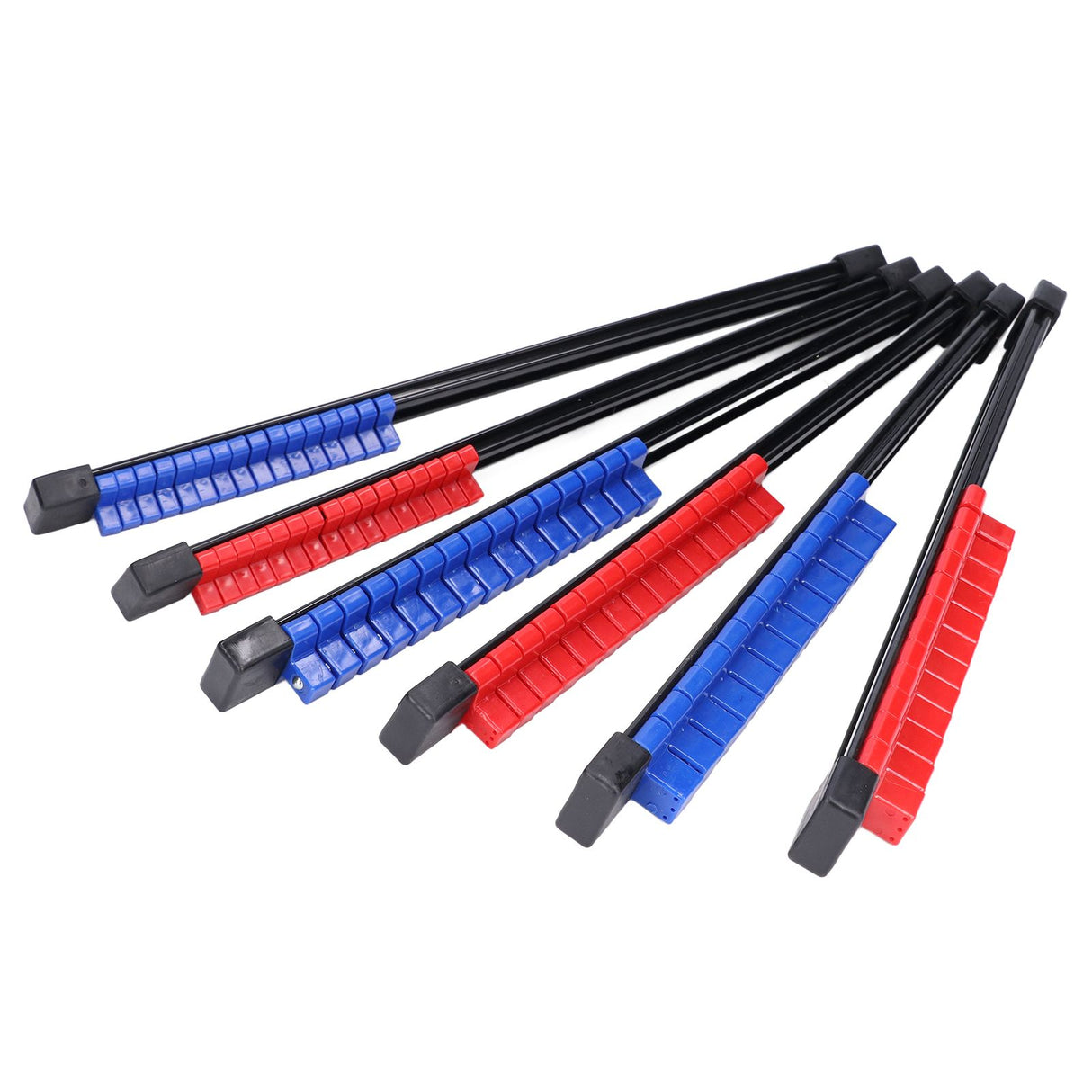6pcs Socket Organizer Tray Multipurpose ABS 1/4in 3/8in 1/2in Auto Repairing Tools
